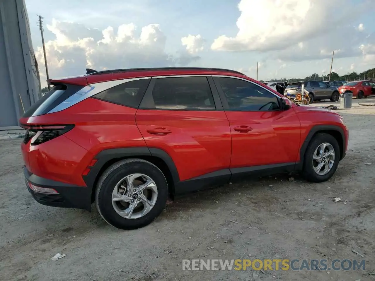 3 fotografías del automóvil dañado 5NMJB3AEXPH218791 HYUNDAI TUCSON 2023