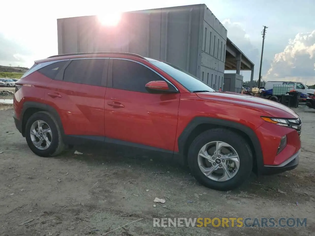 4 fotografías del automóvil dañado 5NMJB3AEXPH218791 HYUNDAI TUCSON 2023