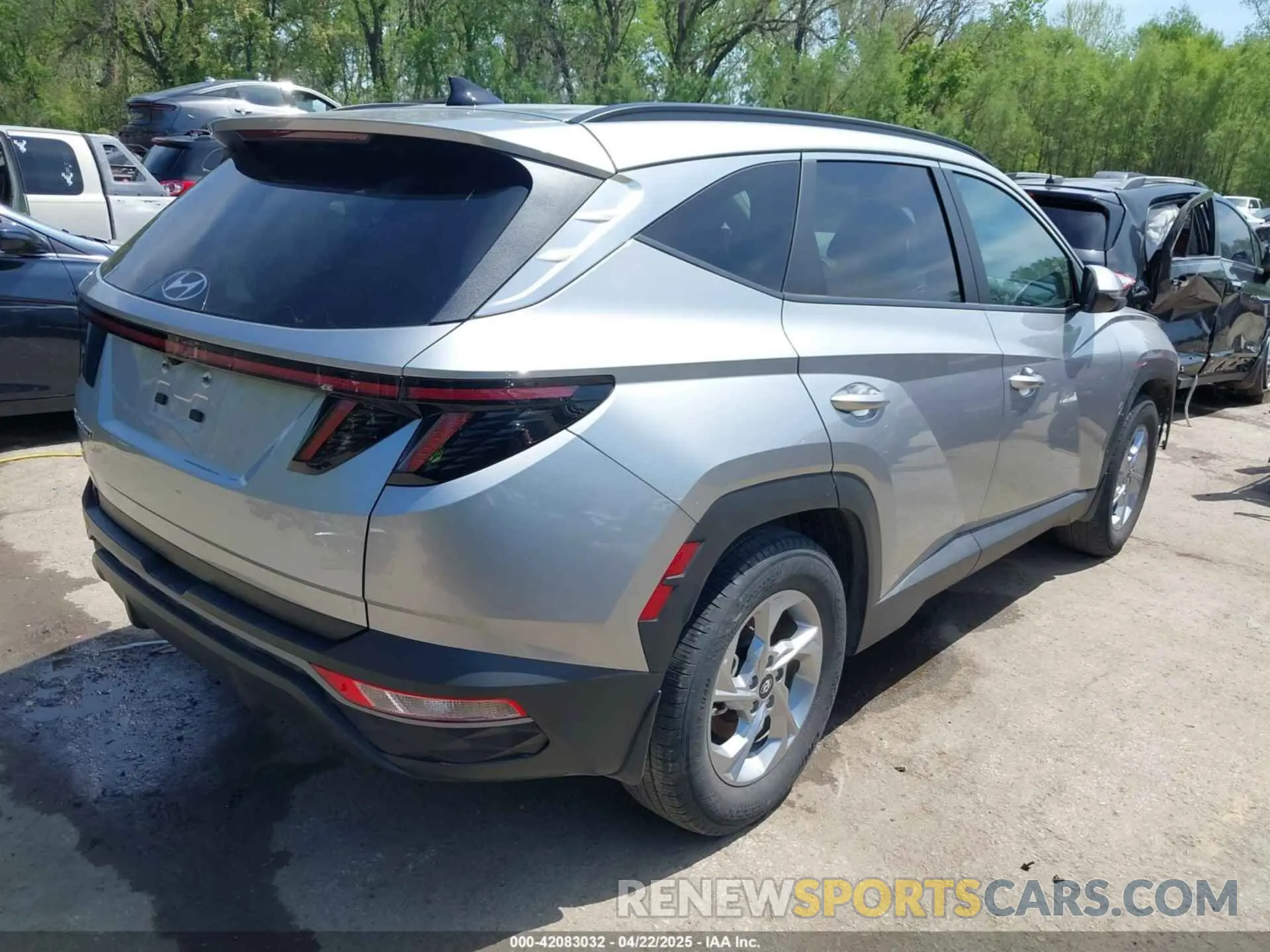 4 fotografías del automóvil dañado 5NMJB3AEXPH225482 HYUNDAI TUCSON 2023