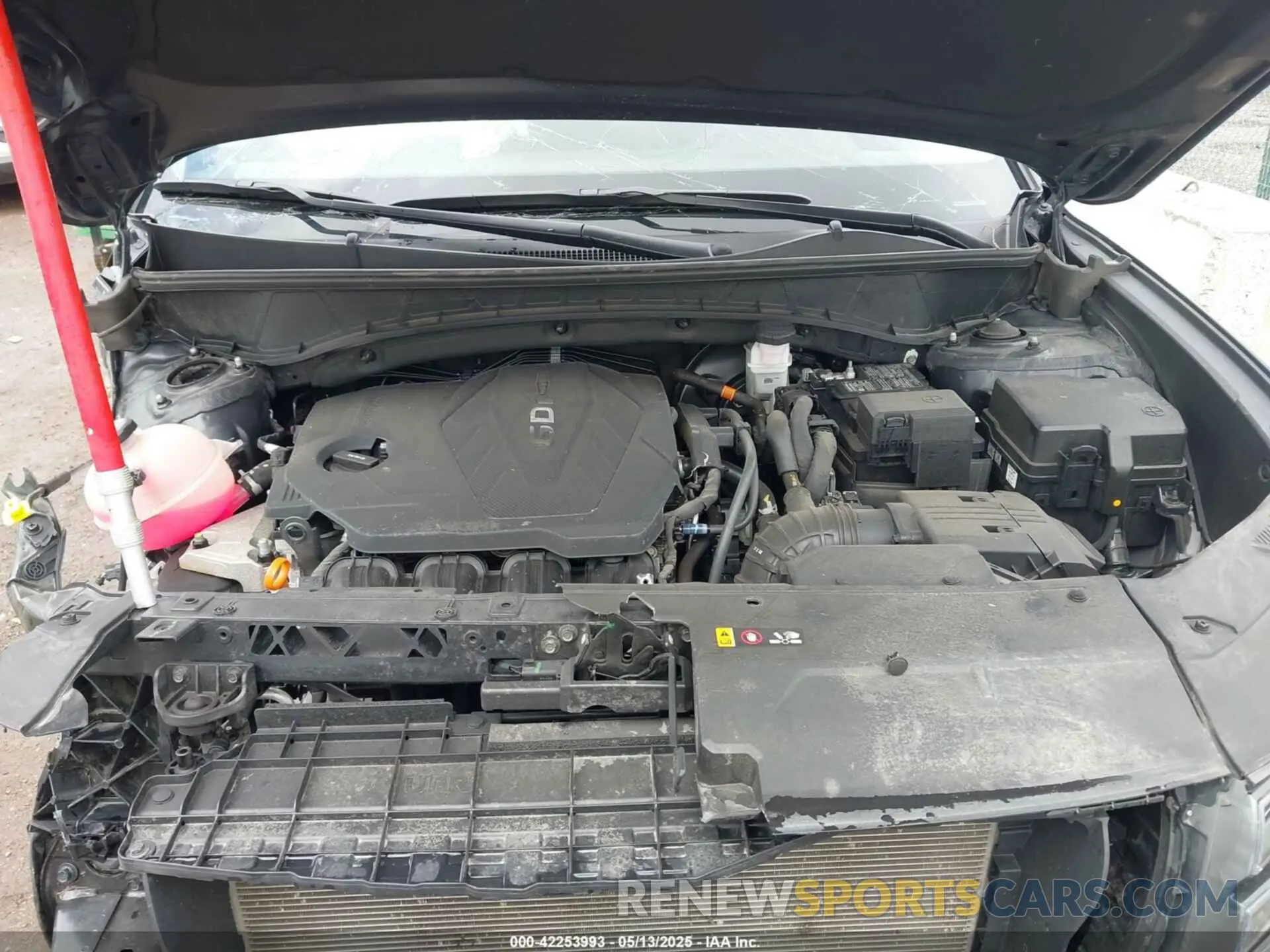 10 fotografías del automóvil dañado 5NMJBCAE1PH236340 HYUNDAI TUCSON 2023