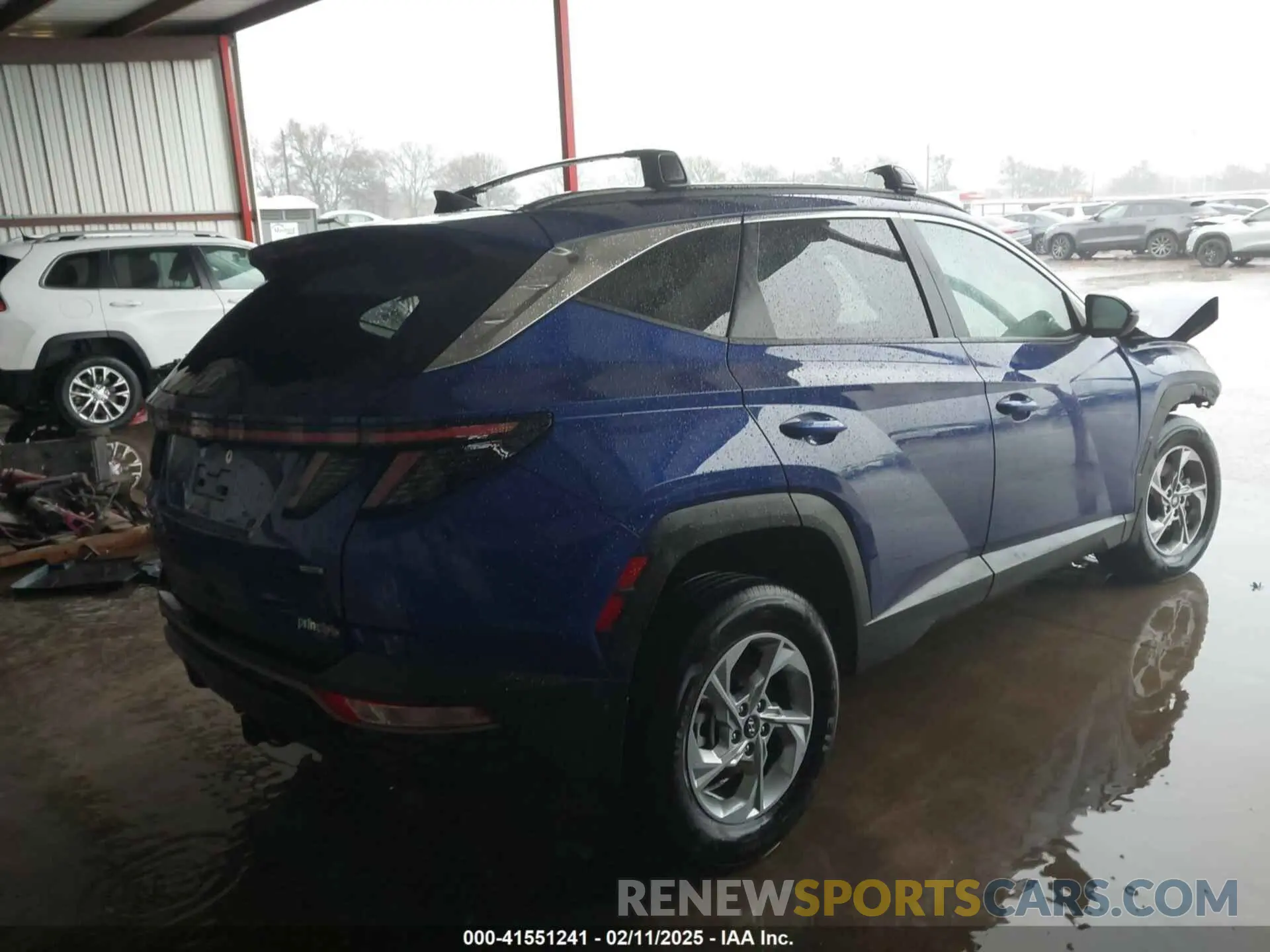 4 fotografías del automóvil dañado 5NMJBCAE1PH293069 HYUNDAI TUCSON 2023