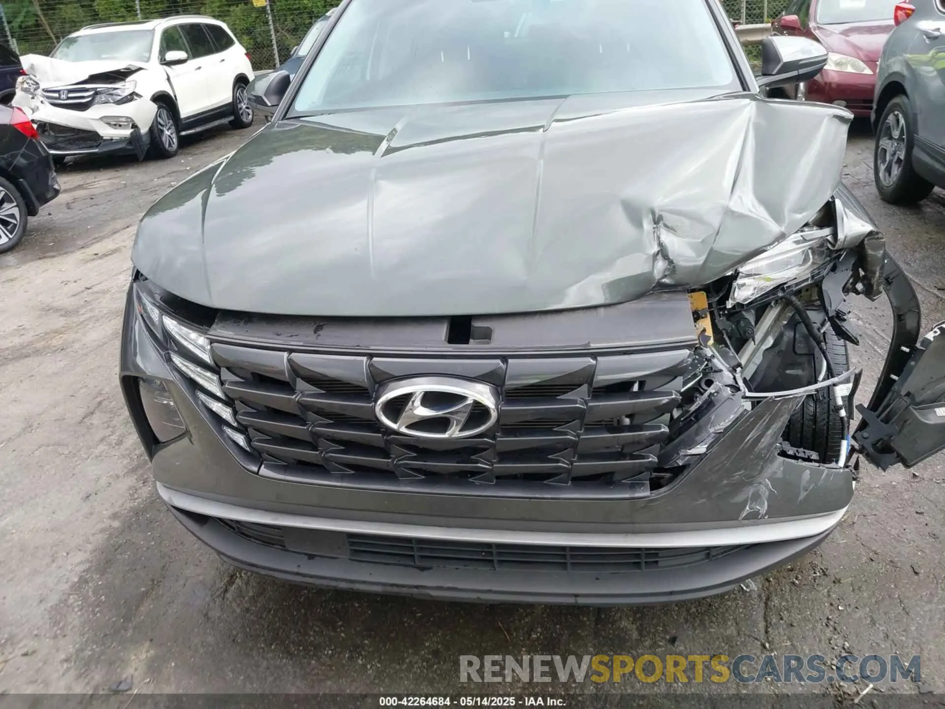17 fotografías del automóvil dañado 5NMJBCAE4PH238244 HYUNDAI TUCSON 2023