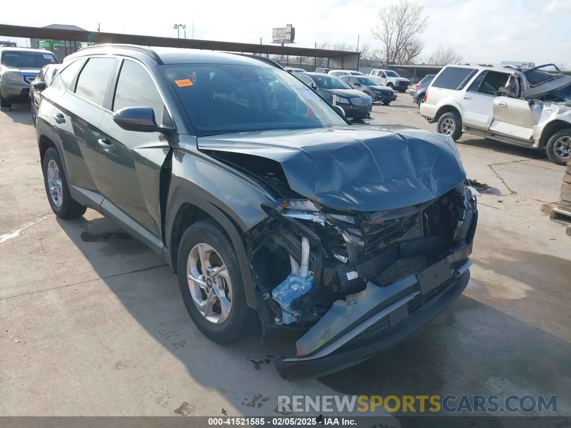 1 fotografías del automóvil dañado 5NMJBCAE5PH173078 HYUNDAI TUCSON 2023