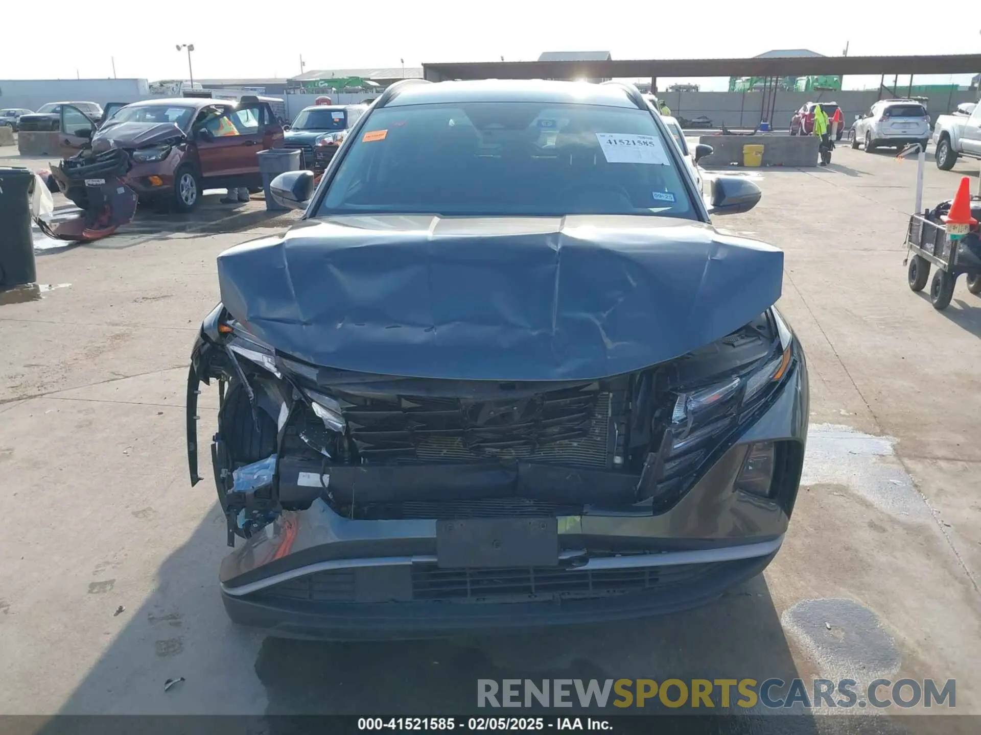 12 fotografías del automóvil dañado 5NMJBCAE5PH173078 HYUNDAI TUCSON 2023
