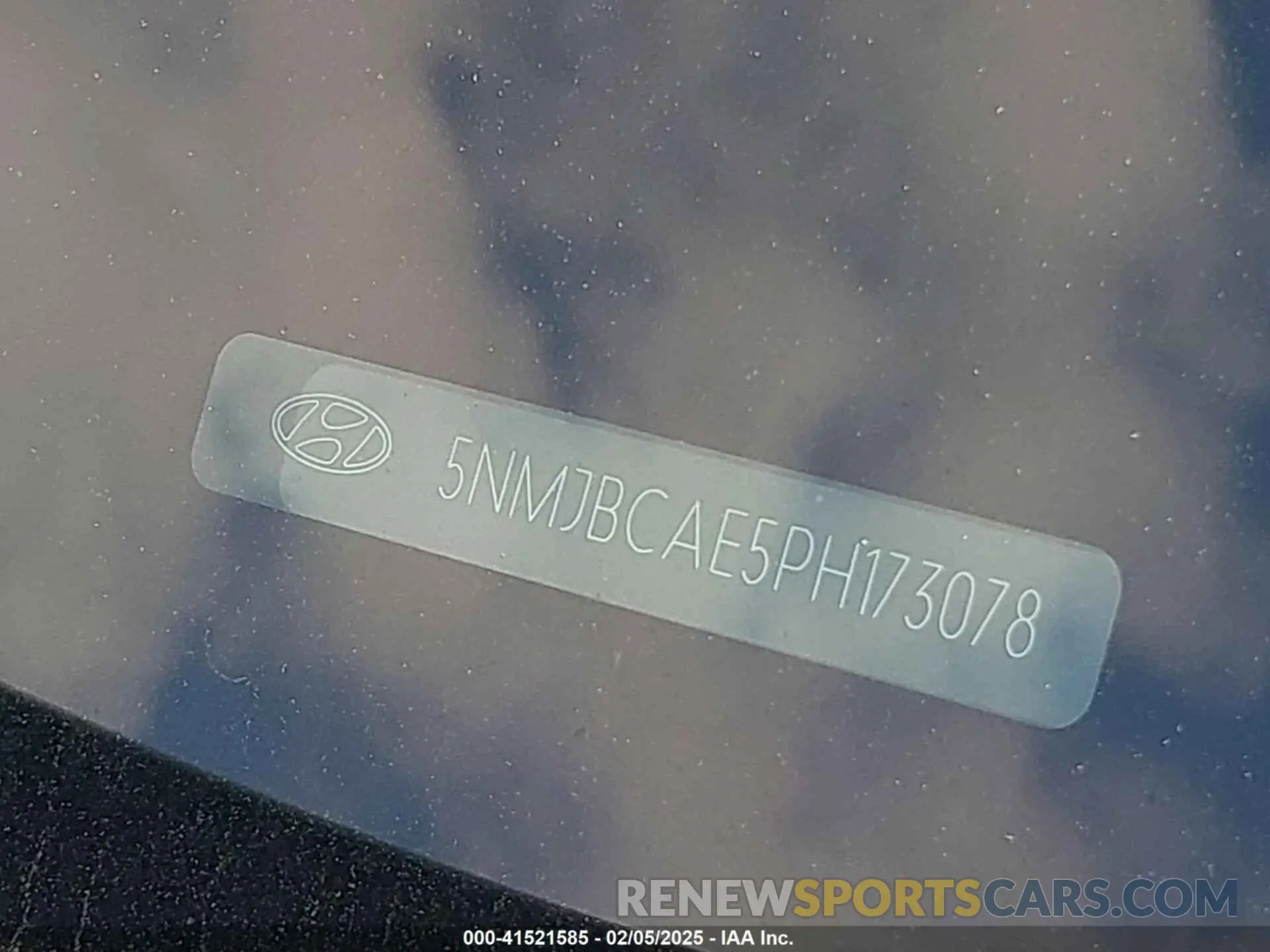 17 fotografías del automóvil dañado 5NMJBCAE5PH173078 HYUNDAI TUCSON 2023