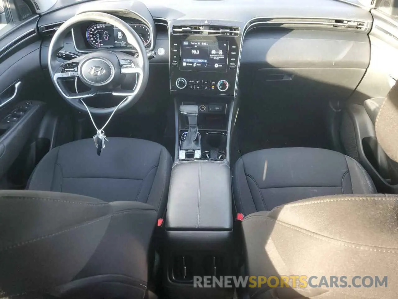 8 fotografías del automóvil dañado 5NMJBCAE6PH215435 HYUNDAI TUCSON 2023