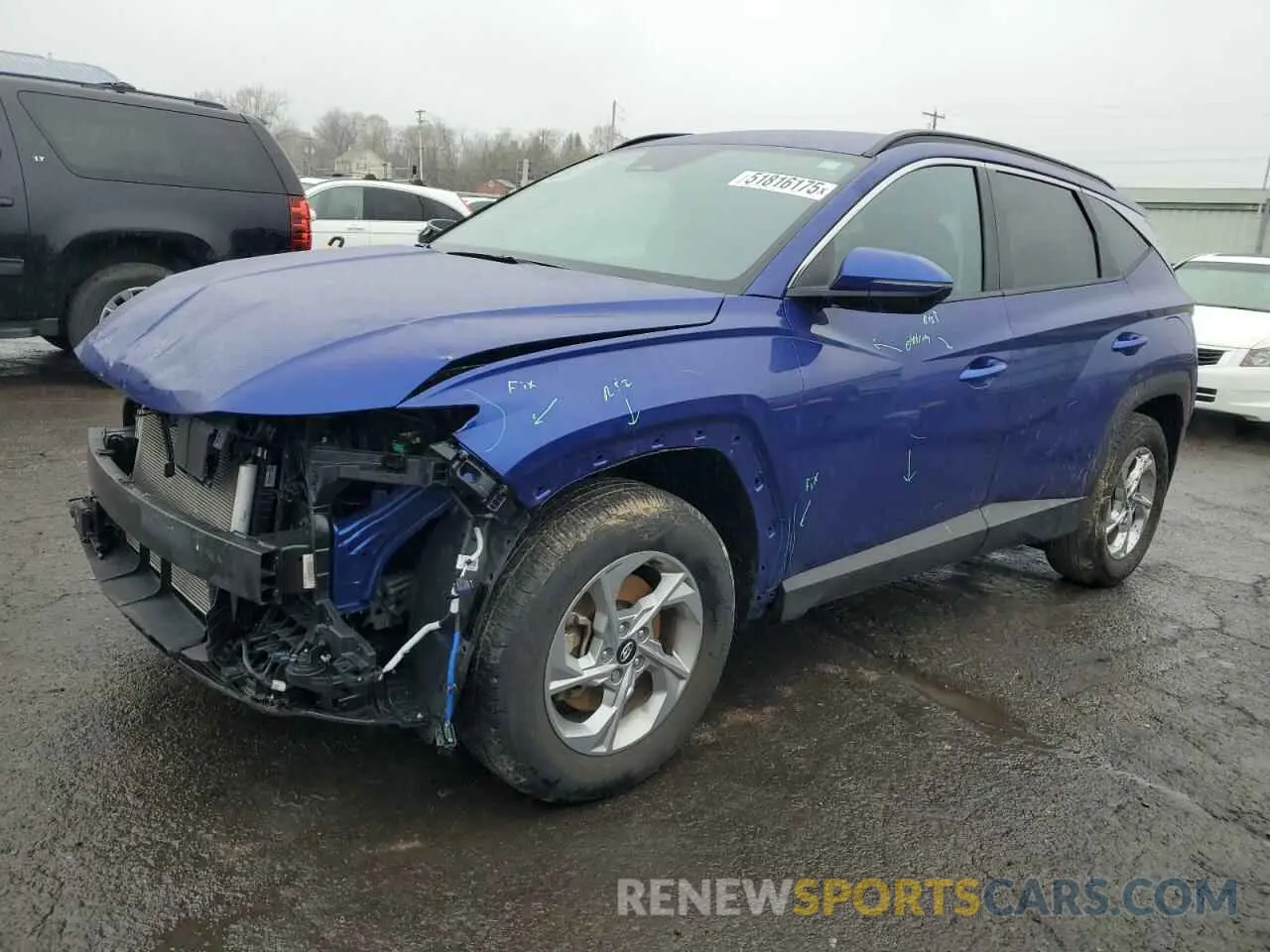 1 fotografías del automóvil dañado 5NMJBCAE6PH285713 HYUNDAI TUCSON 2023