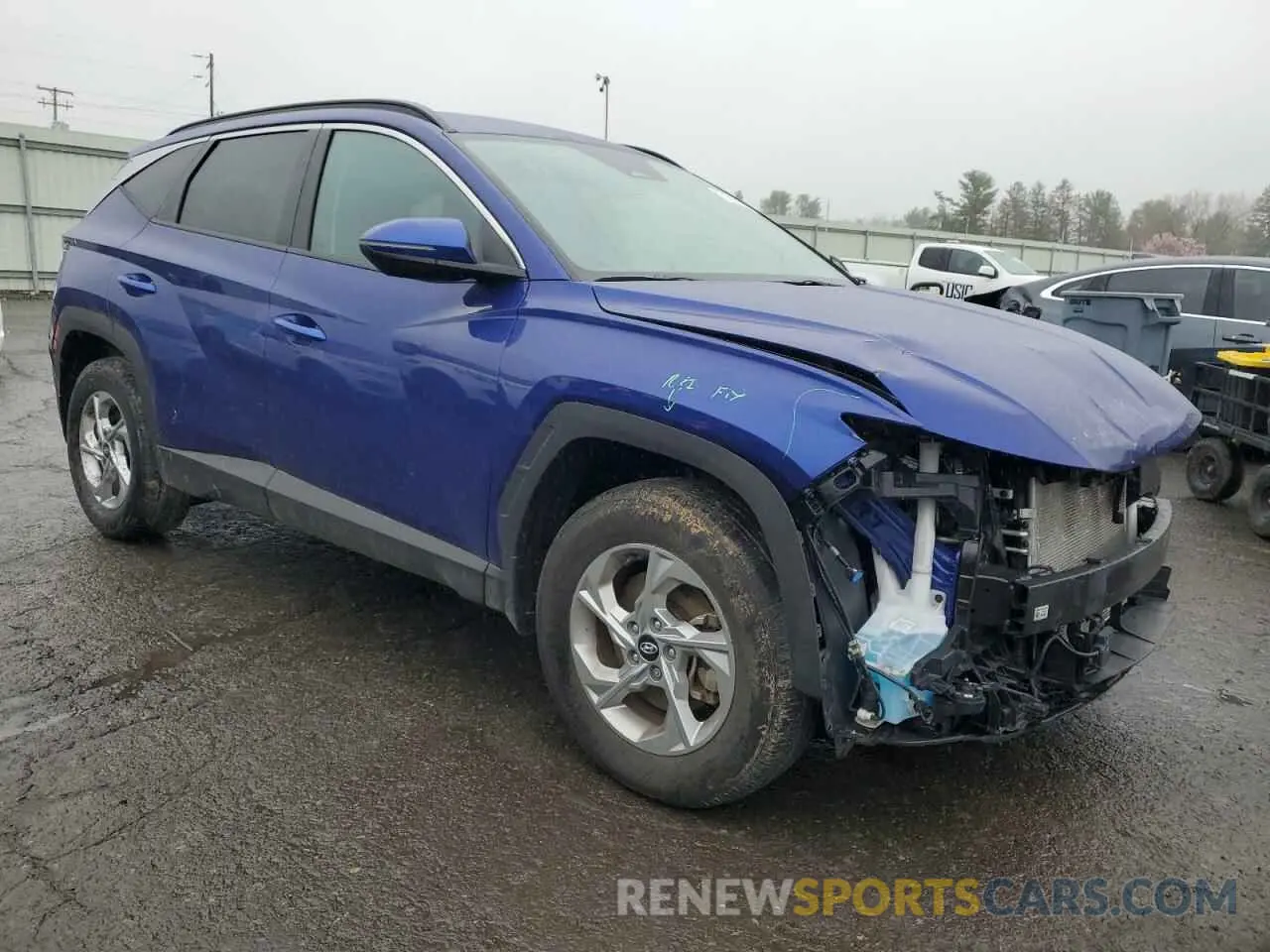 4 fotografías del automóvil dañado 5NMJBCAE6PH285713 HYUNDAI TUCSON 2023