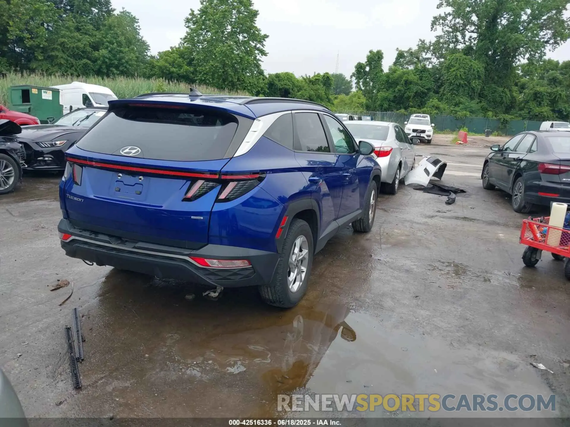 4 fotografías del automóvil dañado 5NMJBCAE7PH168075 HYUNDAI TUCSON 2023