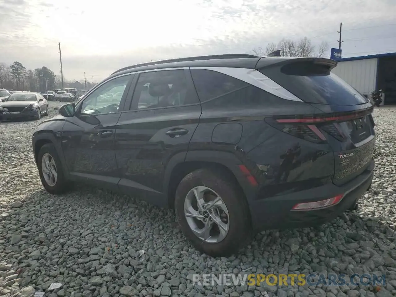 2 fotografías del automóvil dañado 5NMJBCAE8PH258027 HYUNDAI TUCSON 2023