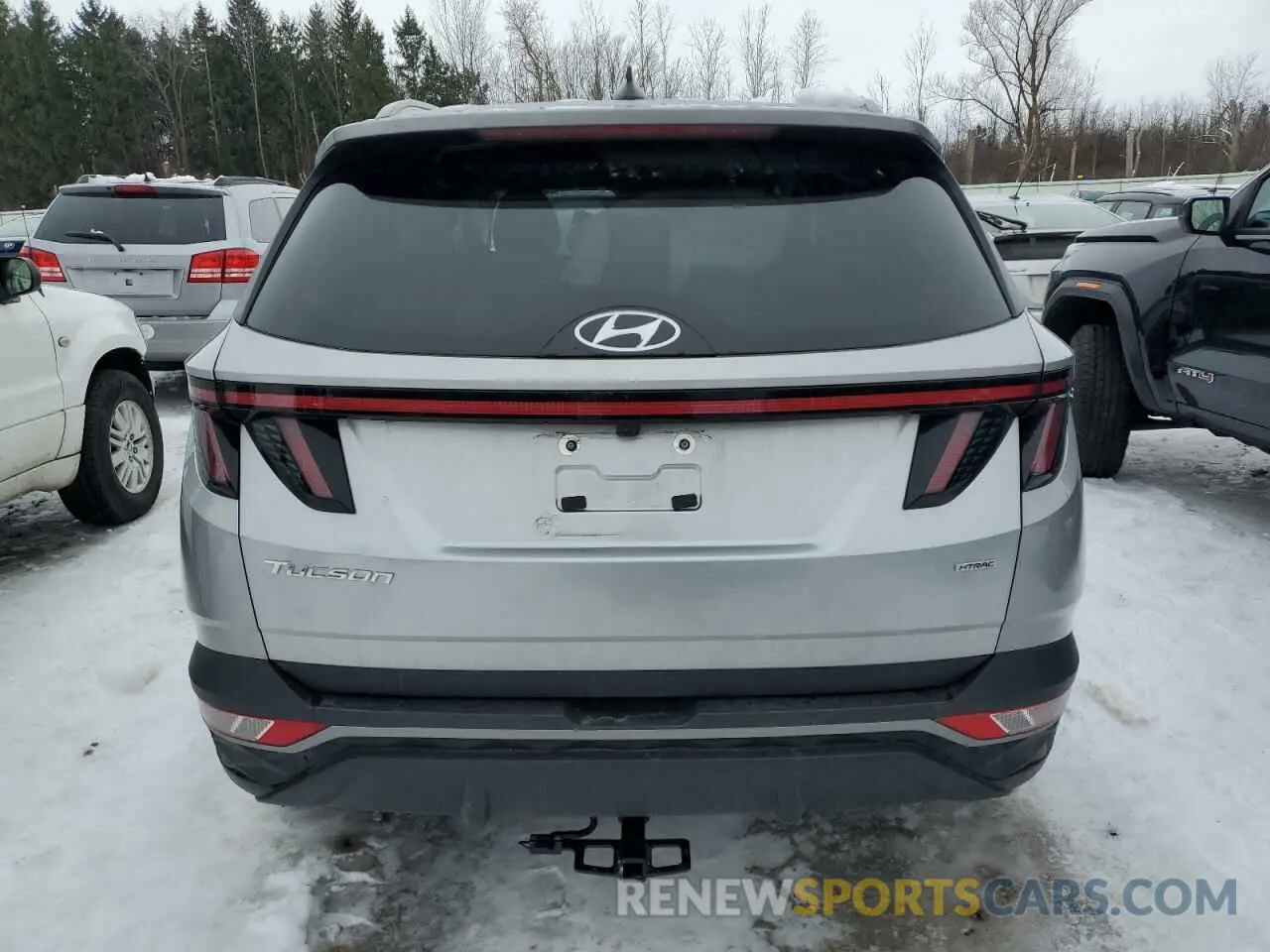 6 fotografías del automóvil dañado 5NMJBCAE8PH293506 HYUNDAI TUCSON 2023