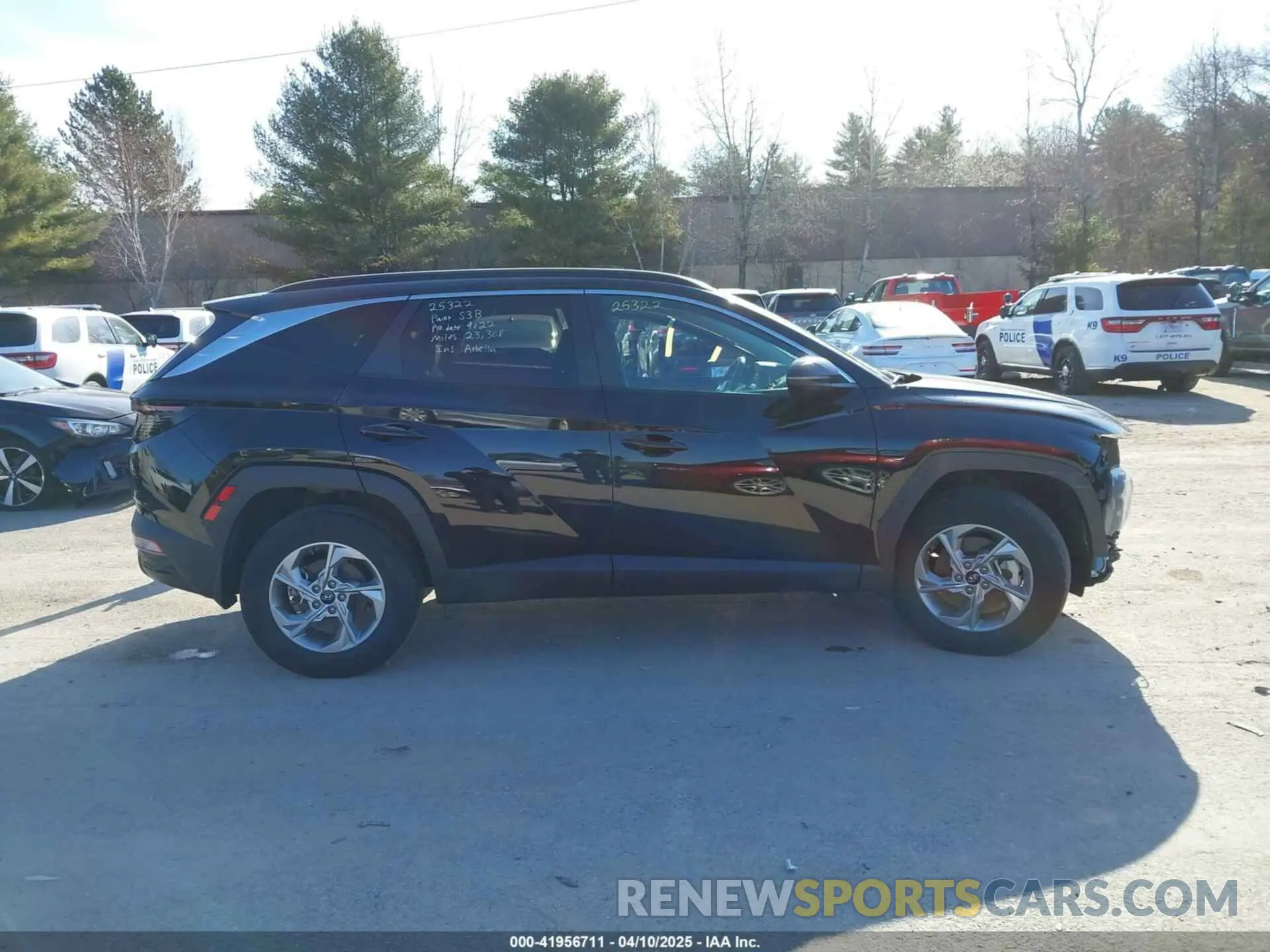 14 fotografías del automóvil dañado 5NMJBCAE9PH181684 HYUNDAI TUCSON 2023