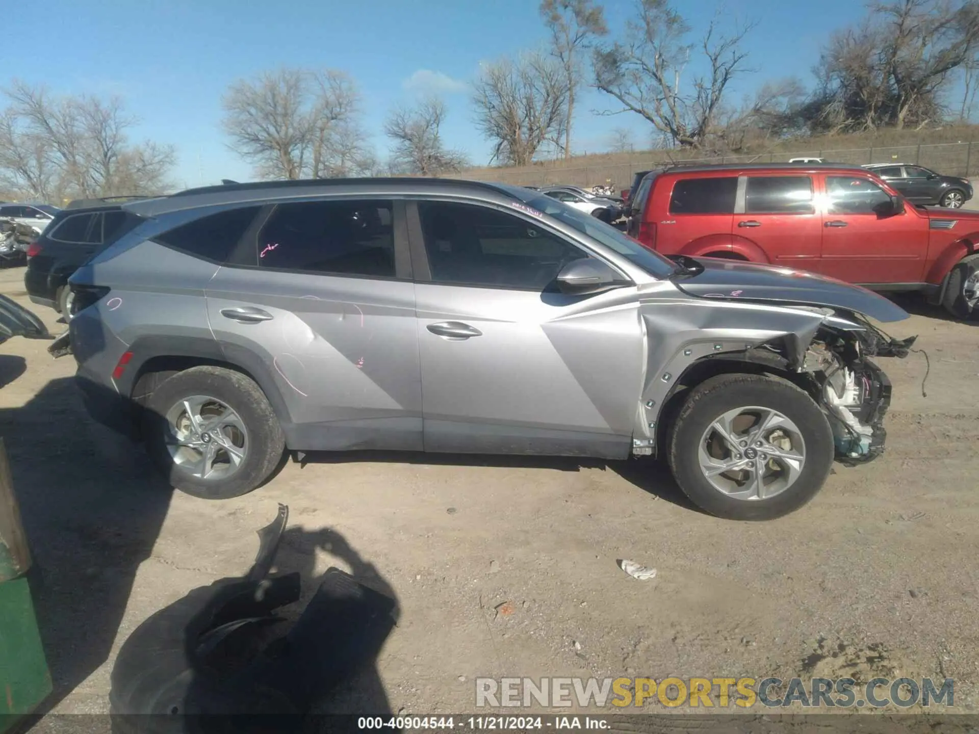 14 fotografías del automóvil dañado 5NMJBCAEXPH226213 HYUNDAI TUCSON 2023