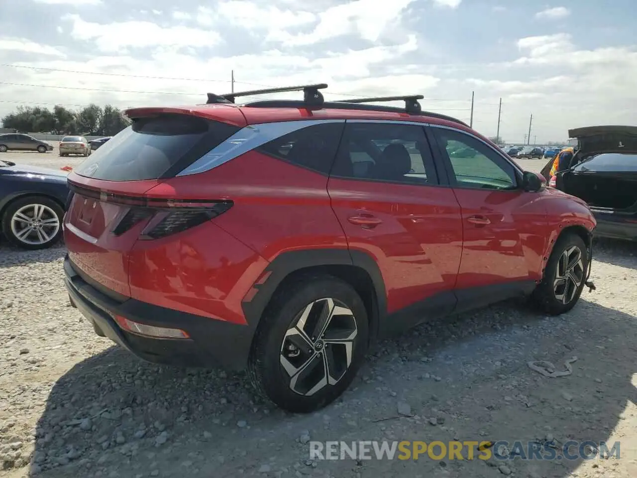 3 fotografías del automóvil dañado 5NMJE3AE3PH277303 HYUNDAI TUCSON 2023