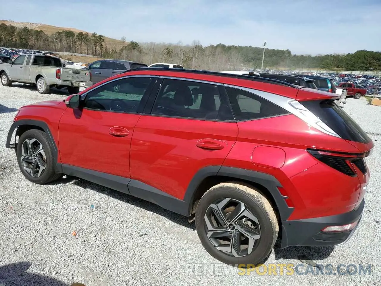 2 fotografías del automóvil dañado 5NMJE3AE4PH184015 HYUNDAI TUCSON 2023