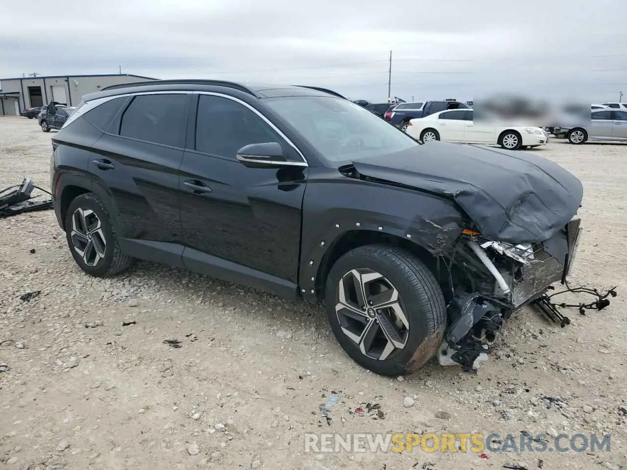 4 fotografías del automóvil dañado 5NMJE3AE9PH175892 HYUNDAI TUCSON 2023