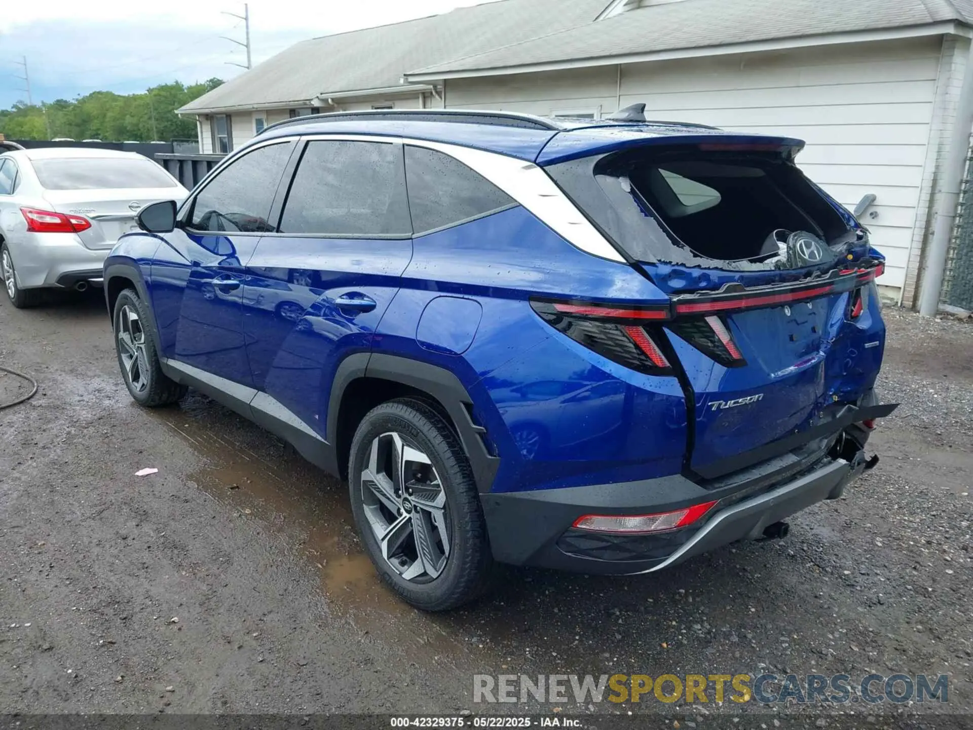 3 fotografías del automóvil dañado 5NMJECAE1PH165051 HYUNDAI TUCSON 2023