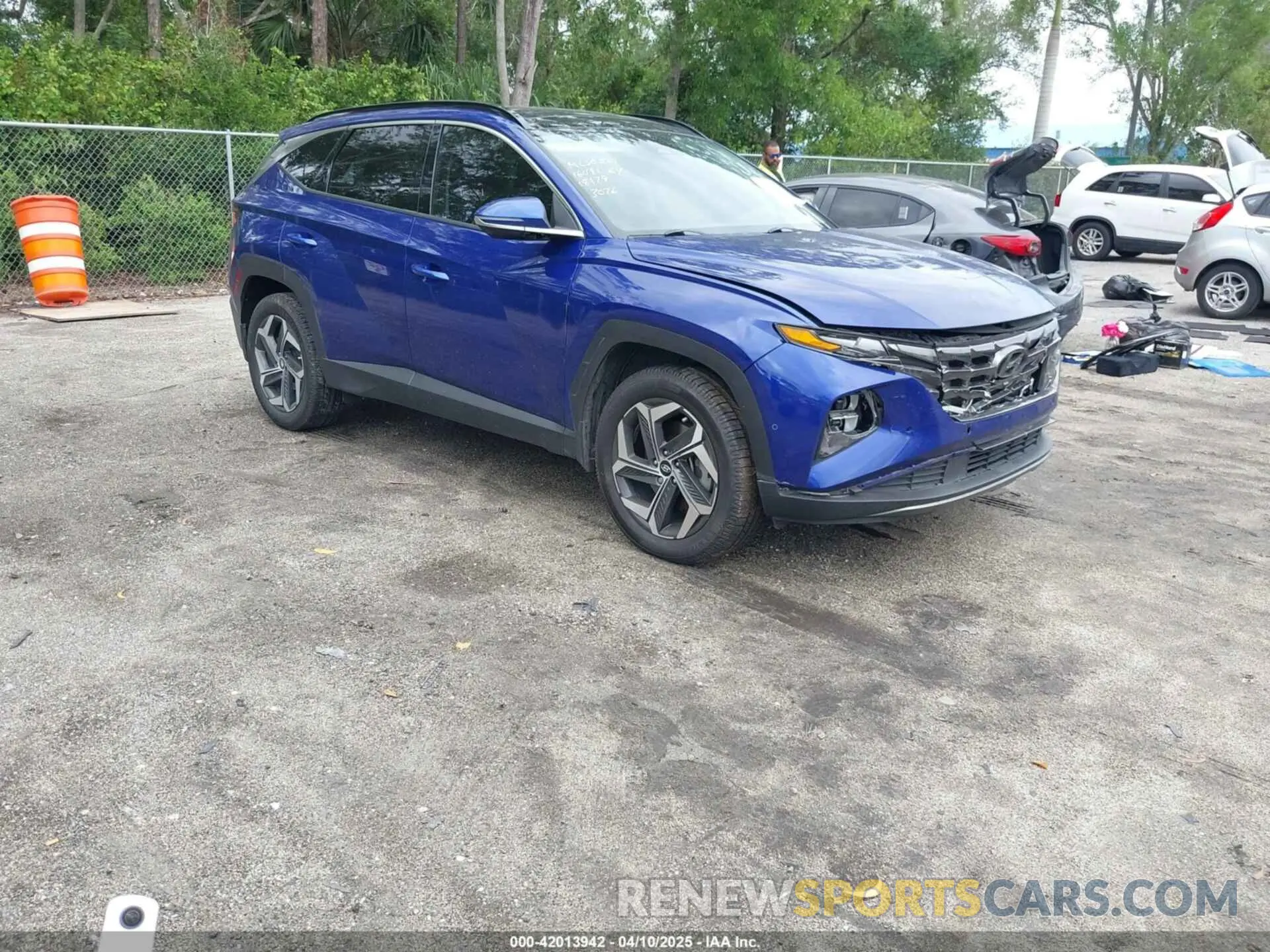 1 fotografías del automóvil dañado 5NMJECAE1PH223076 HYUNDAI TUCSON 2023