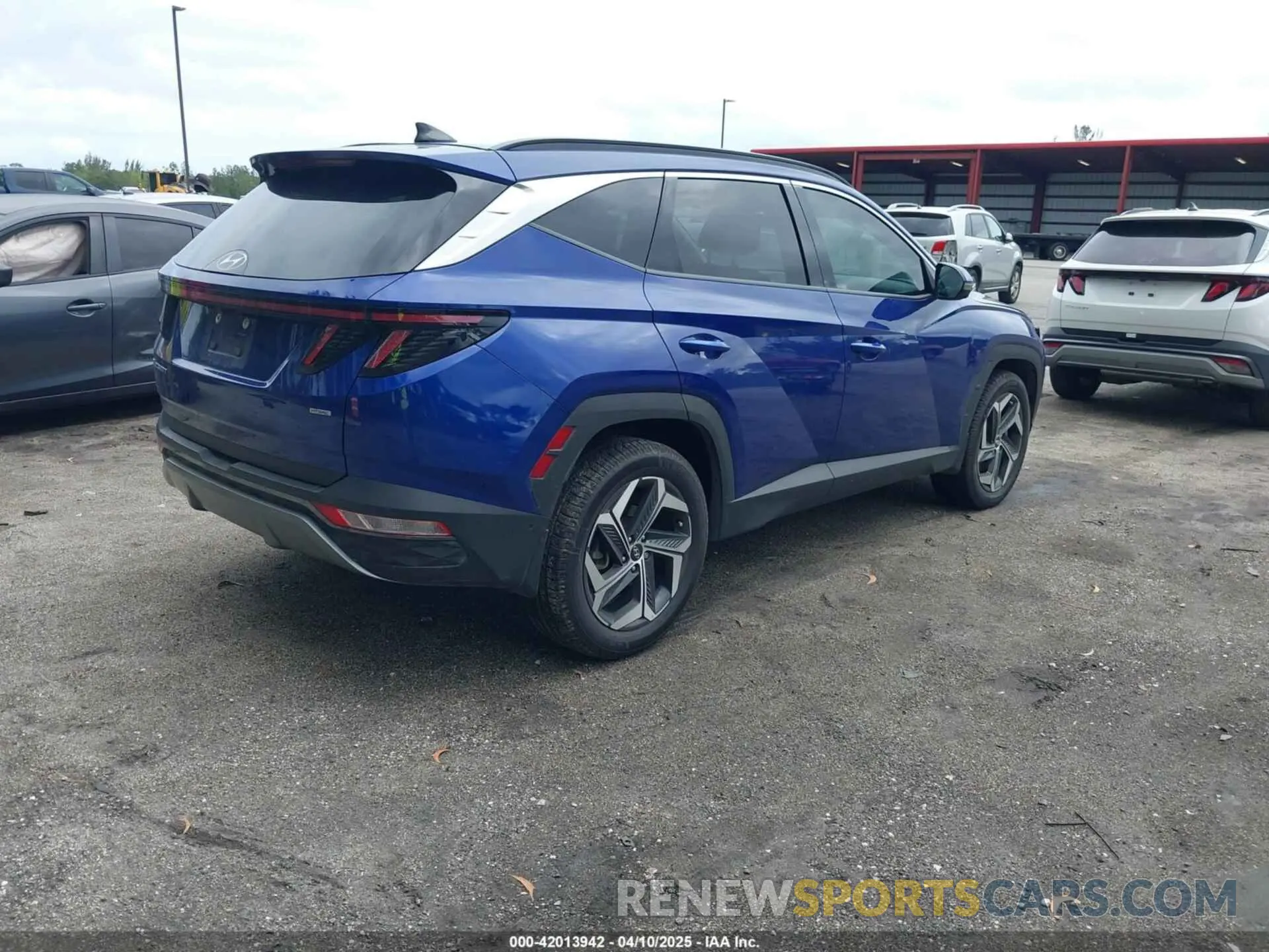 4 fotografías del automóvil dañado 5NMJECAE1PH223076 HYUNDAI TUCSON 2023