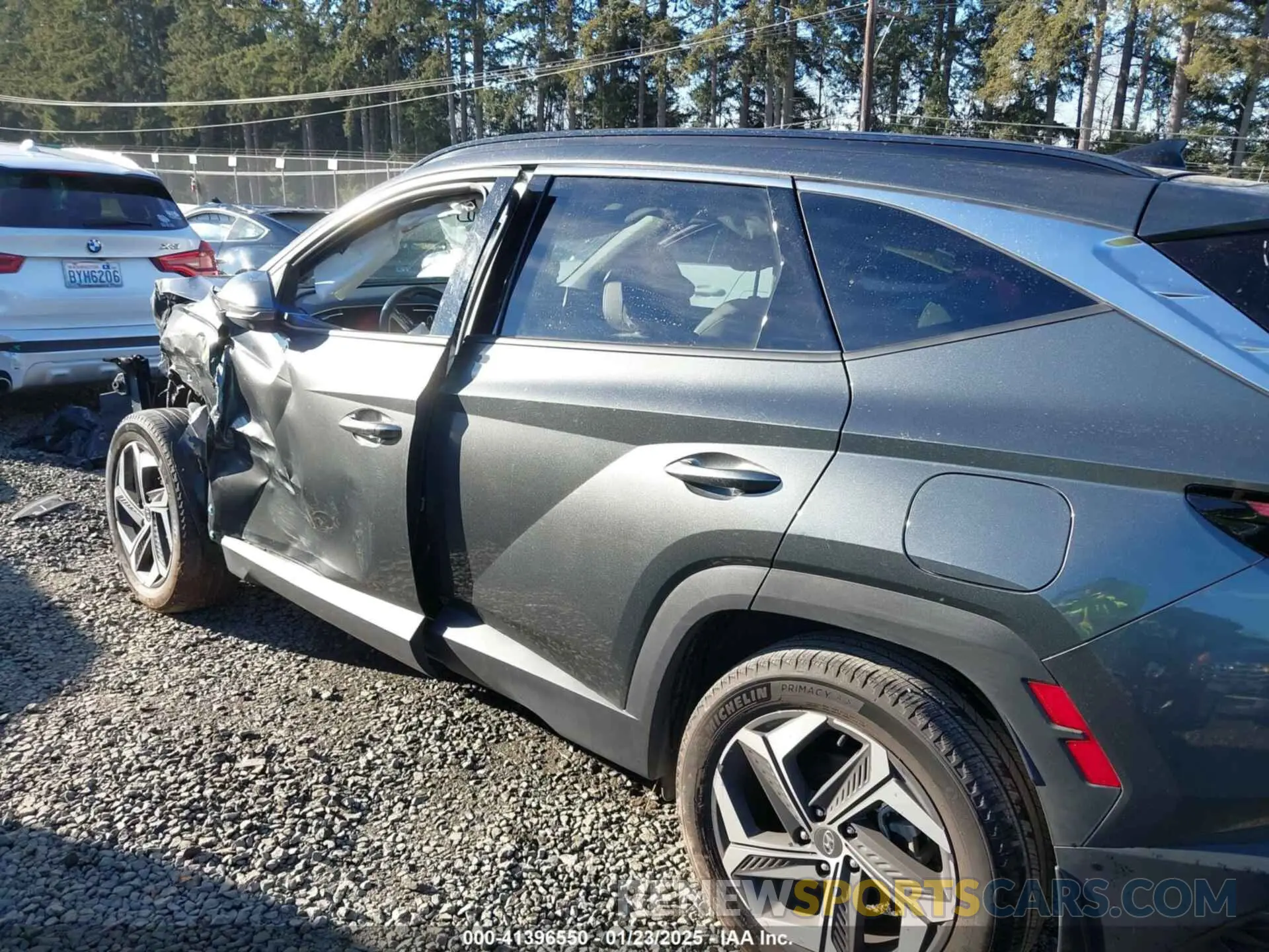14 fotografías del automóvil dañado 5NMJECAE2PH212376 HYUNDAI TUCSON 2023