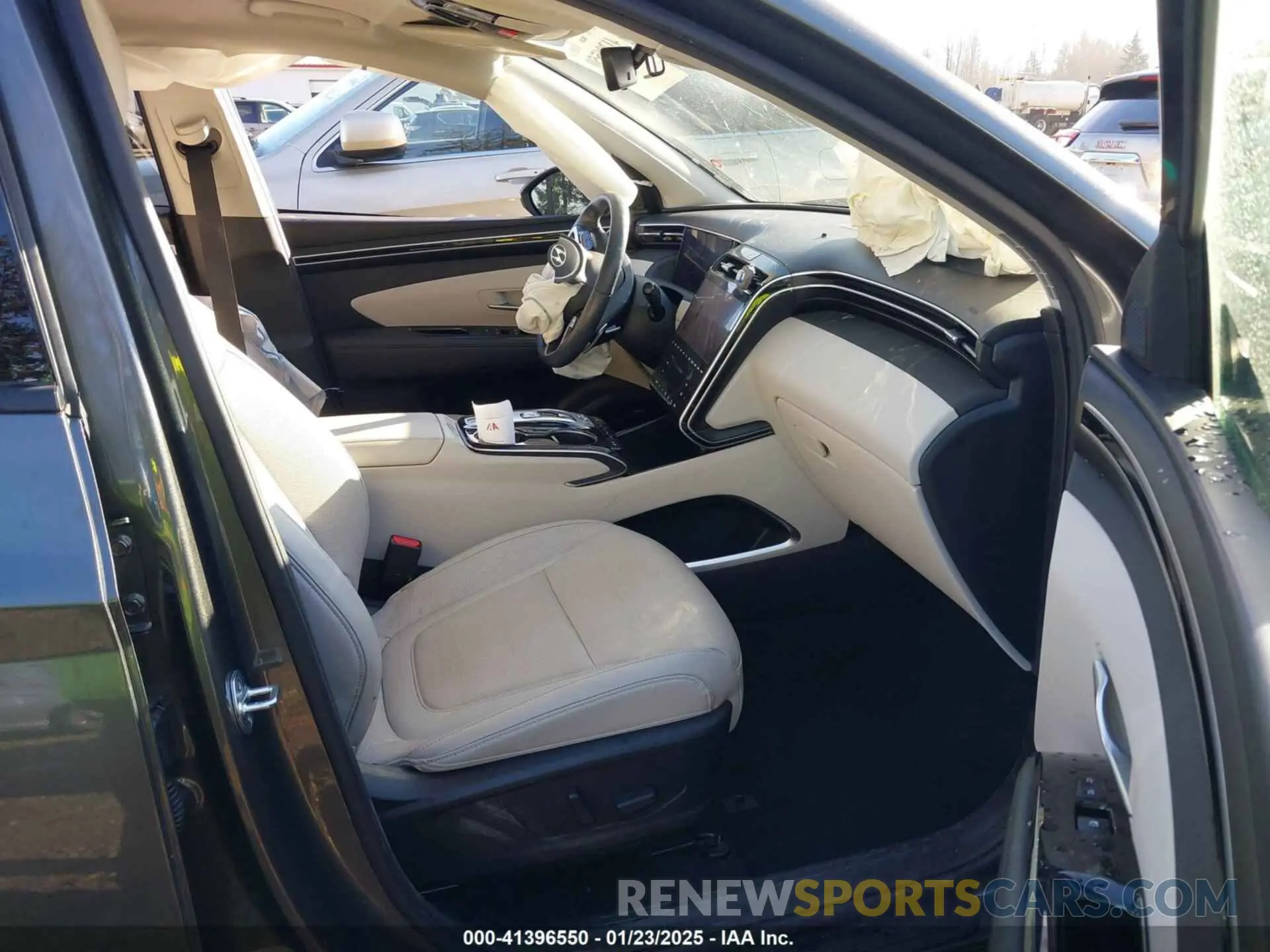 5 fotografías del automóvil dañado 5NMJECAE2PH212376 HYUNDAI TUCSON 2023