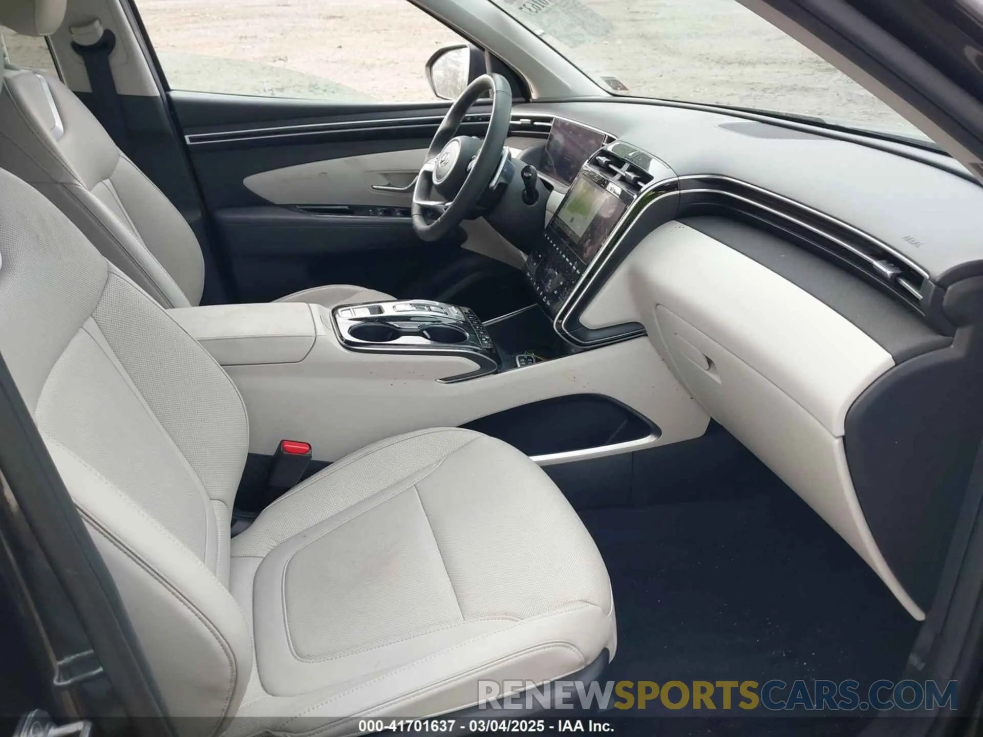 5 fotografías del automóvil dañado 5NMJECAE2PH280709 HYUNDAI TUCSON 2023