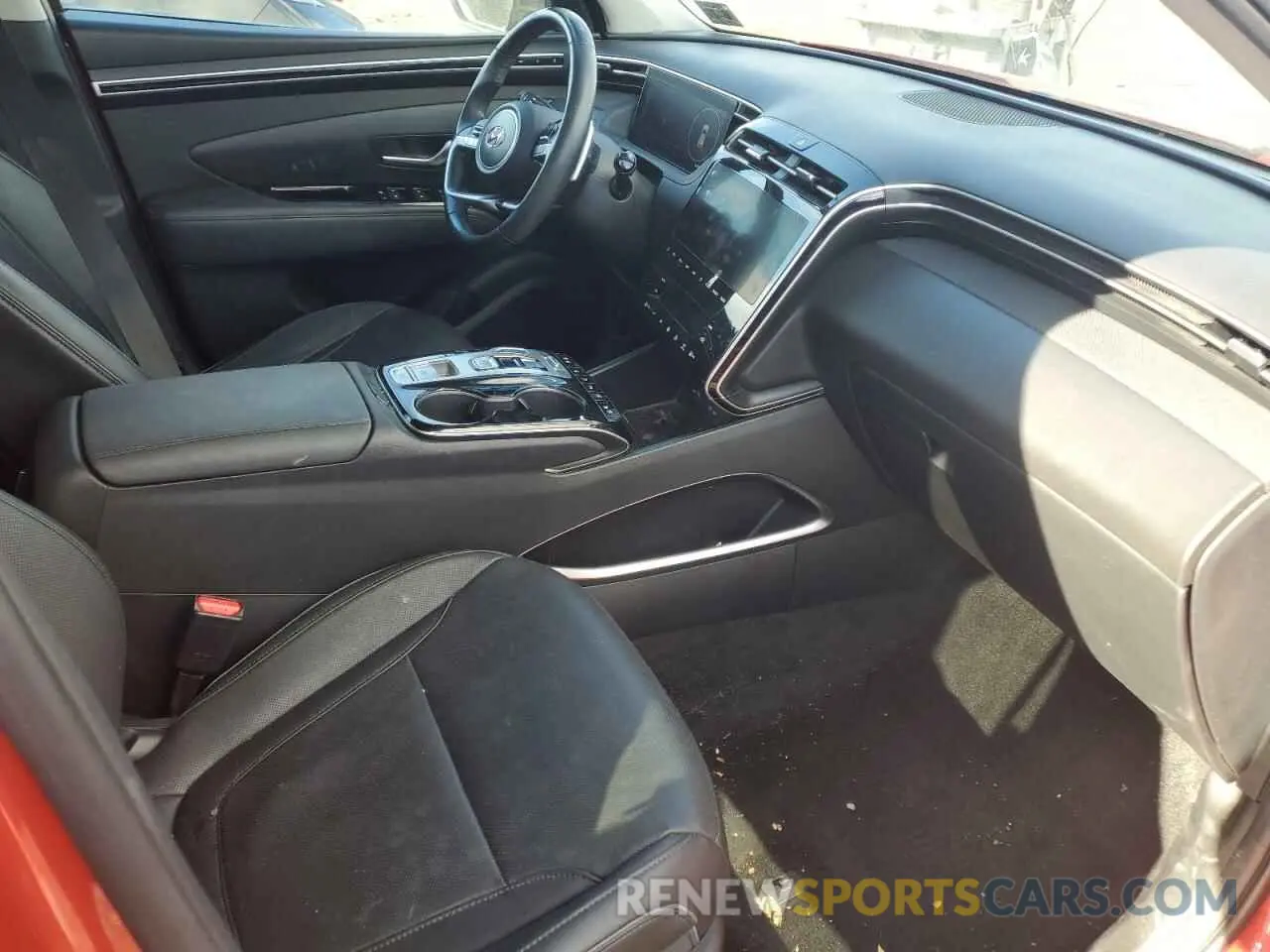 8 fotografías del automóvil dañado 5NMJECAE4PH279948 HYUNDAI TUCSON 2023