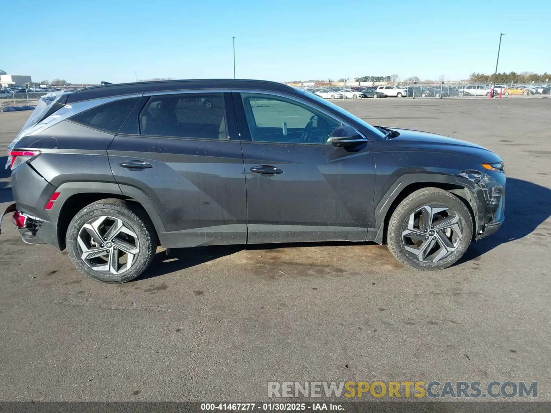 13 fotografías del automóvil dañado 5NMJECAE5PH192057 HYUNDAI TUCSON 2023