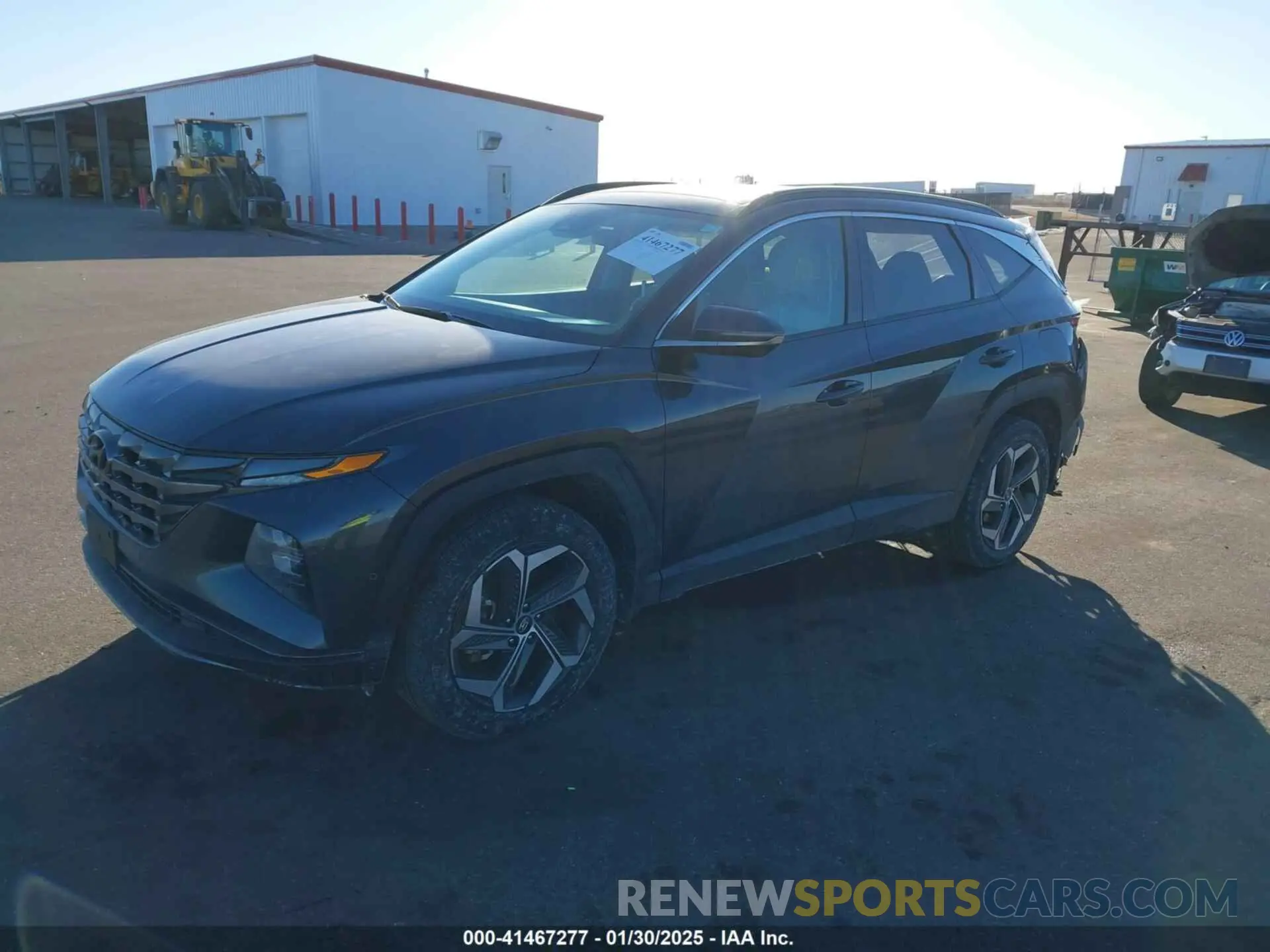 2 fotografías del automóvil dañado 5NMJECAE5PH192057 HYUNDAI TUCSON 2023