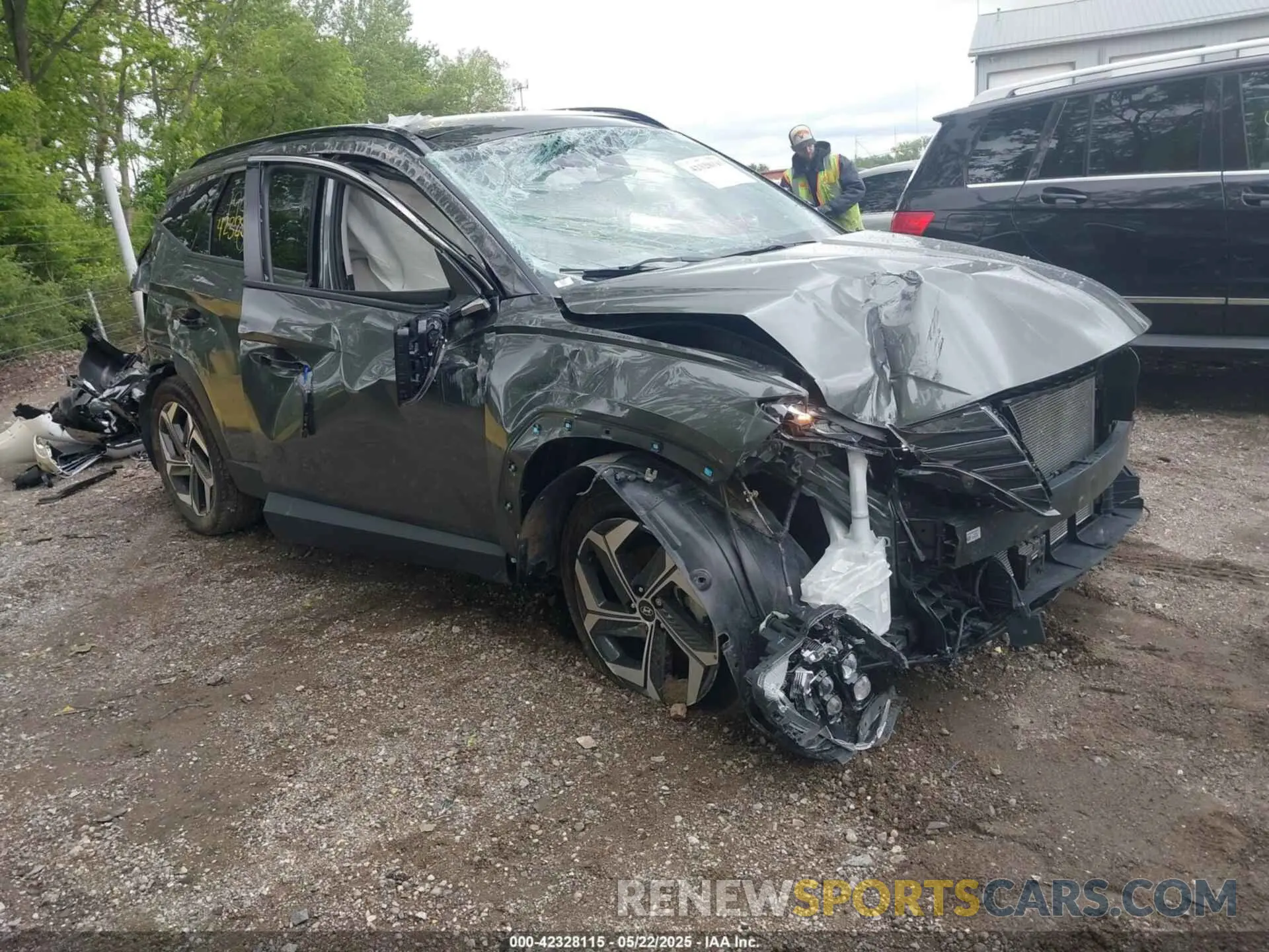 1 fotografías del automóvil dañado 5NMJECAE5PH195525 HYUNDAI TUCSON 2023