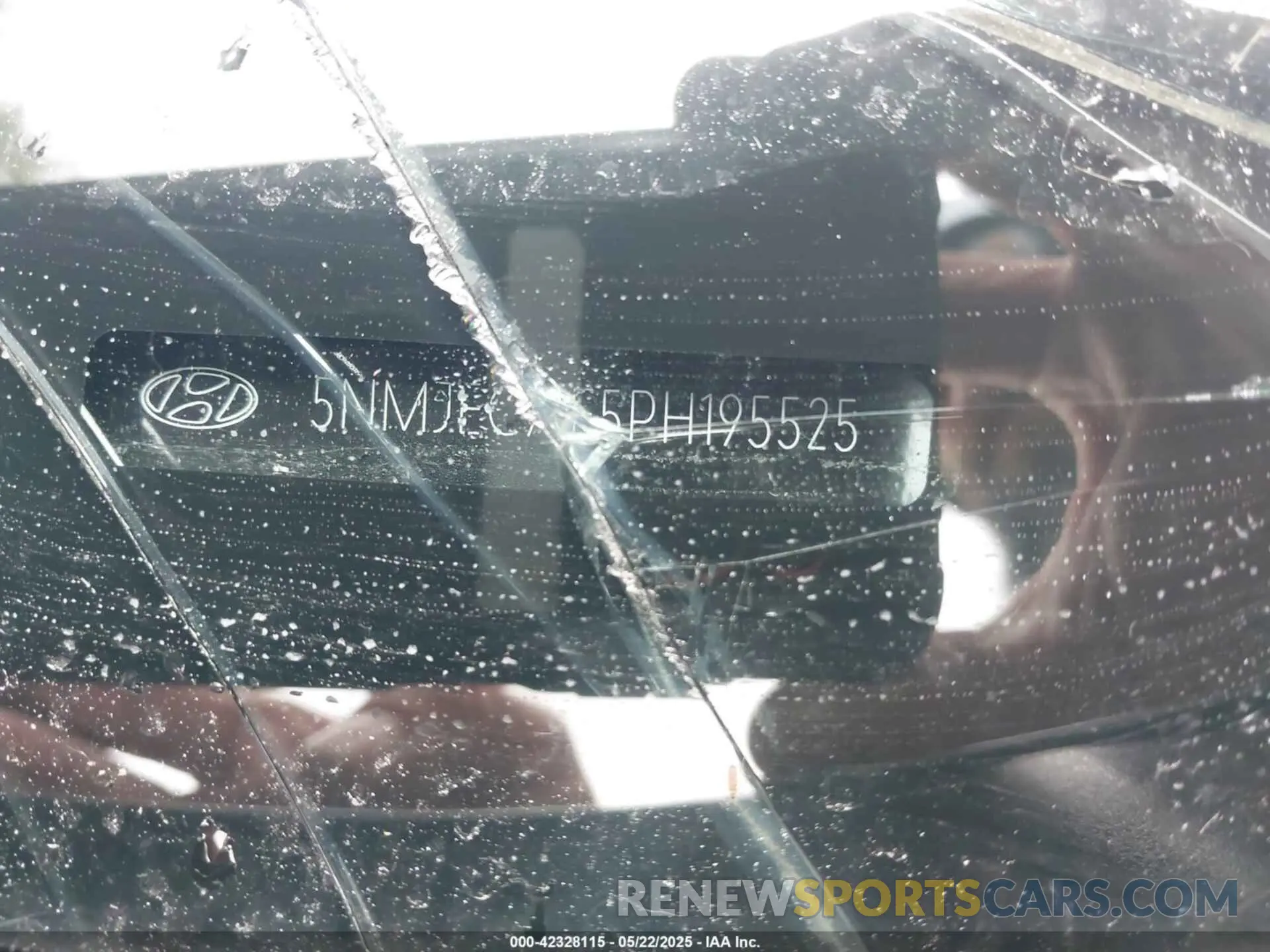 9 fotografías del automóvil dañado 5NMJECAE5PH195525 HYUNDAI TUCSON 2023
