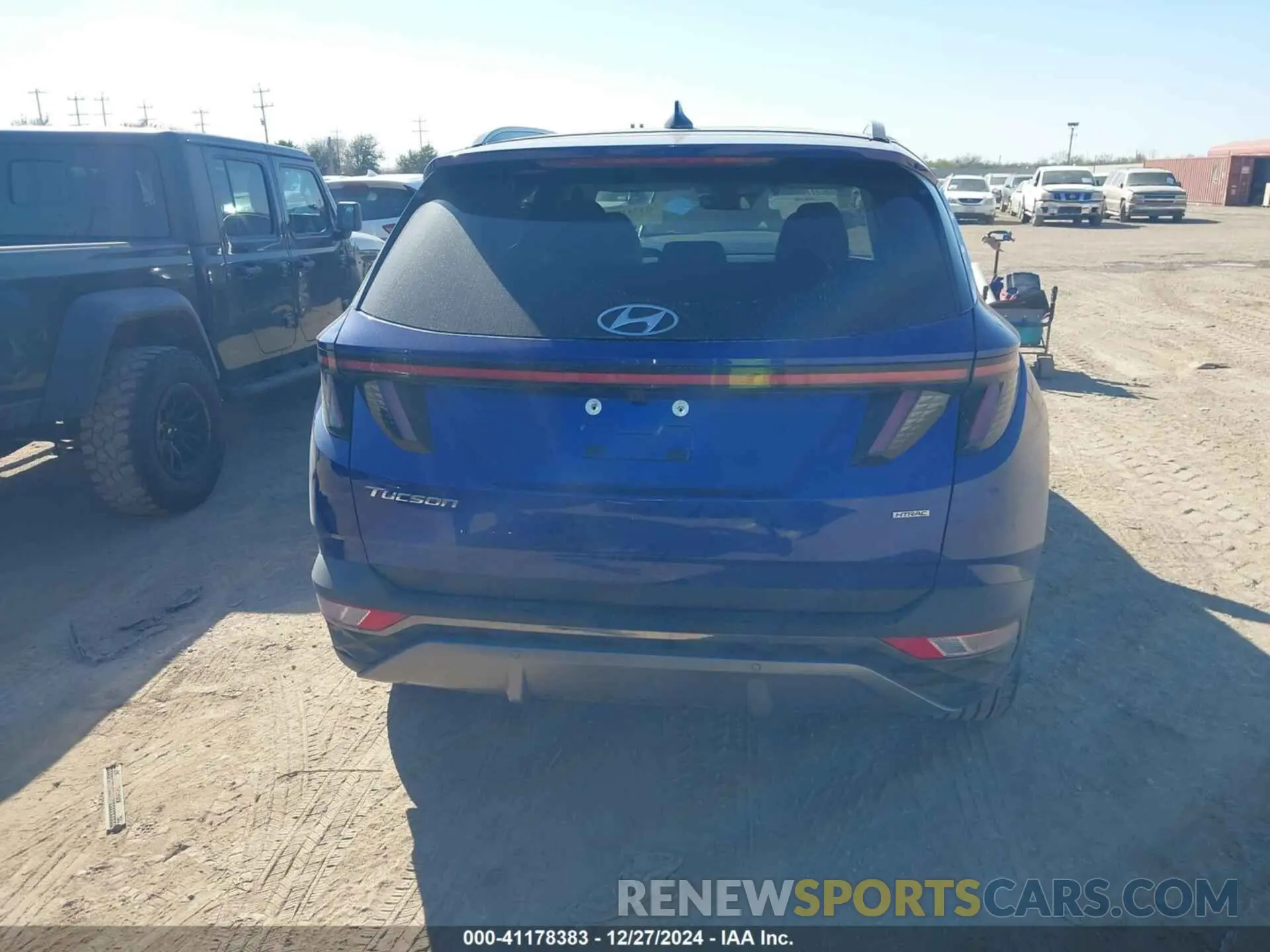 17 fotografías del automóvil dañado 5NMJECAE5PH206314 HYUNDAI TUCSON 2023
