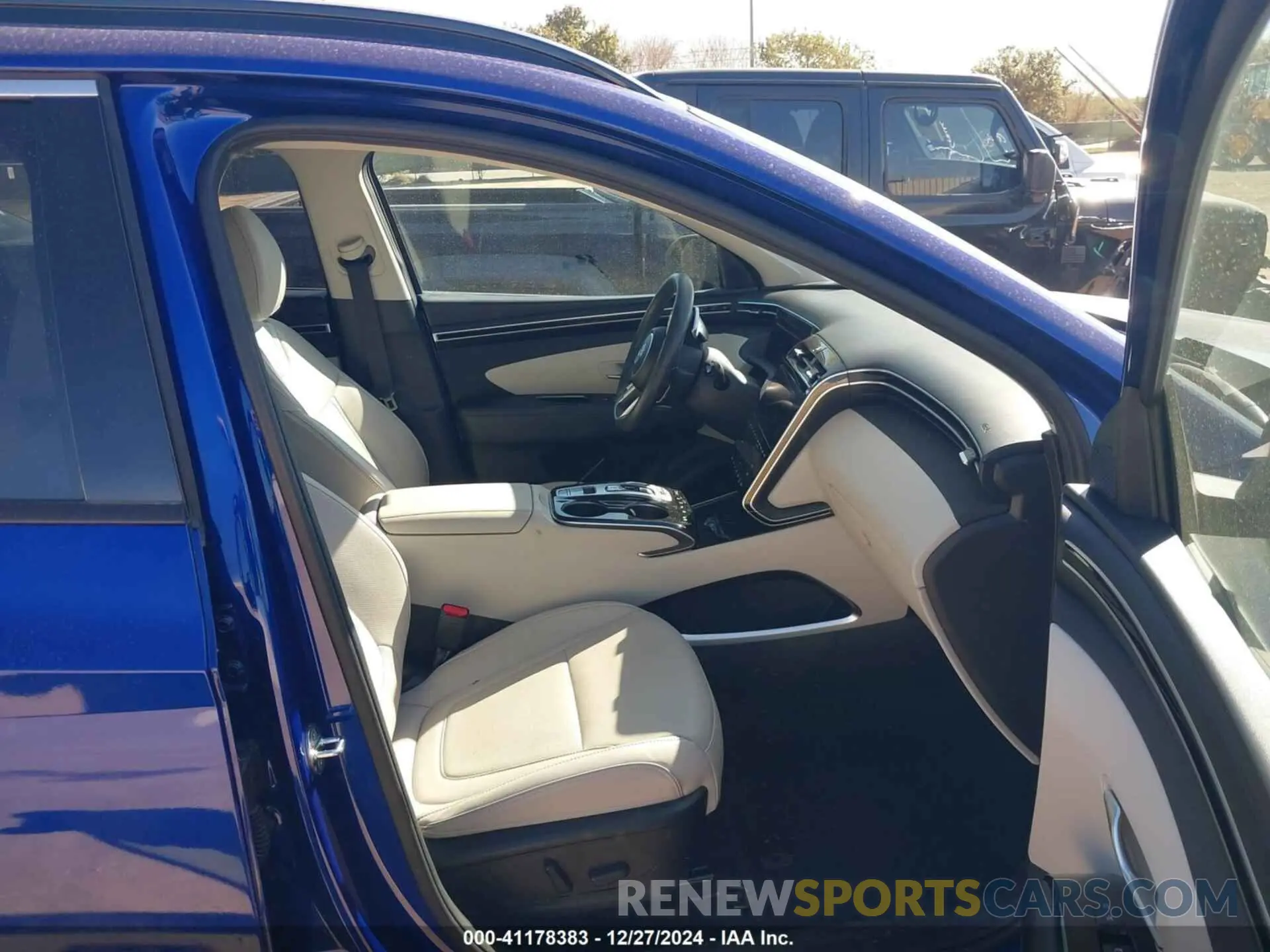 5 fotografías del automóvil dañado 5NMJECAE5PH206314 HYUNDAI TUCSON 2023