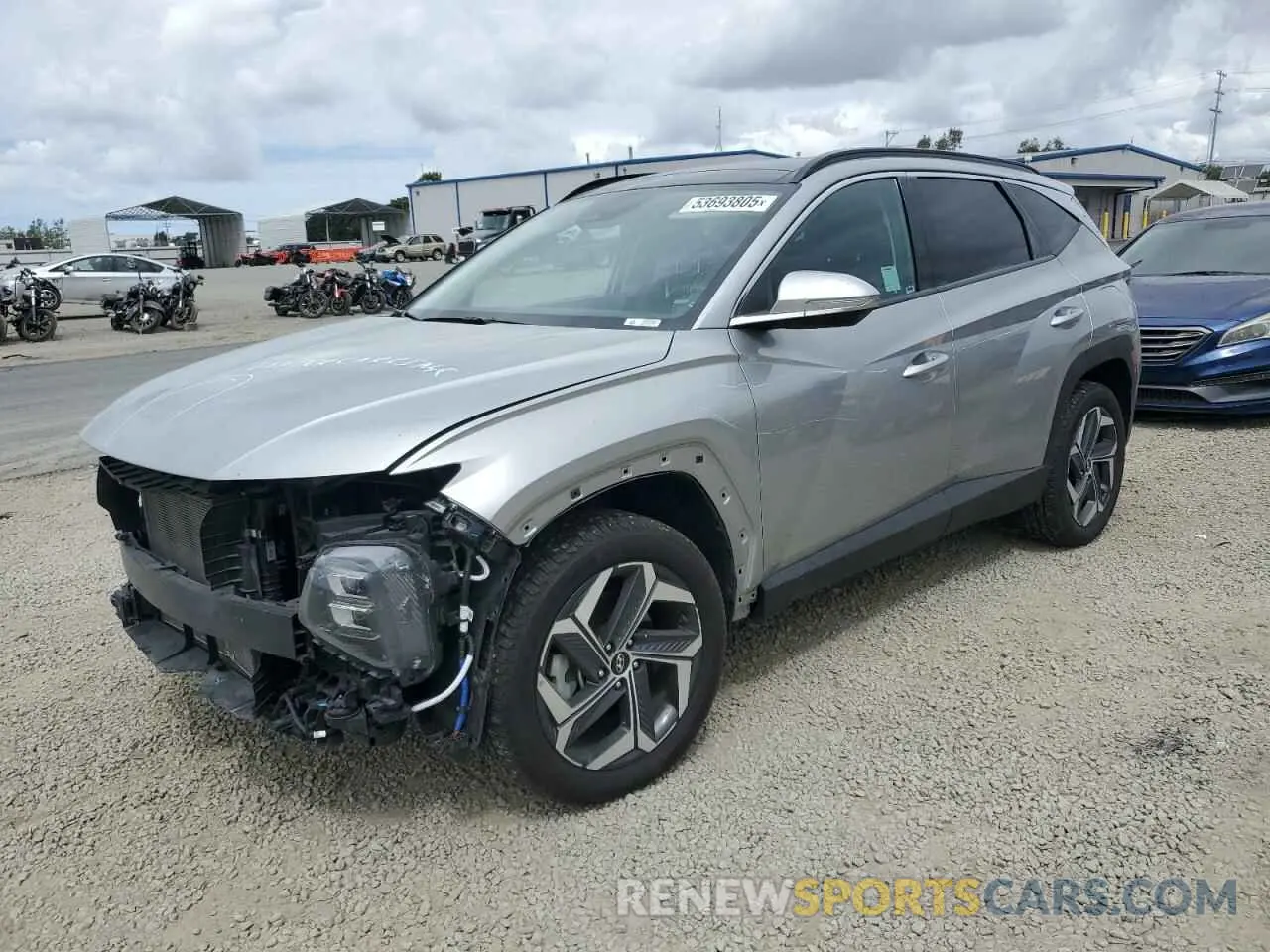 1 fotografías del automóvil dañado 5NMJECAE6PH199244 HYUNDAI TUCSON 2023