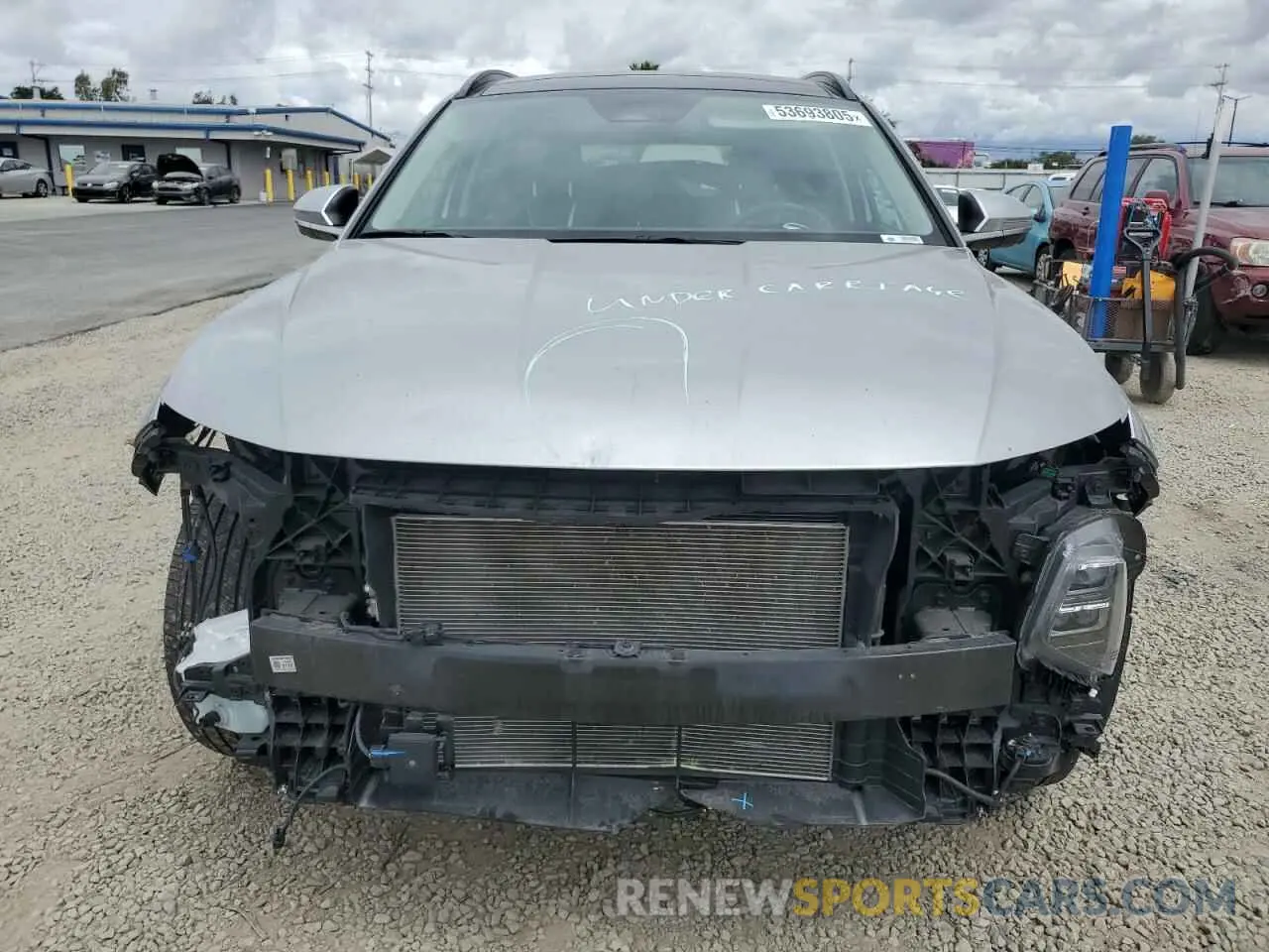 5 fotografías del automóvil dañado 5NMJECAE6PH199244 HYUNDAI TUCSON 2023