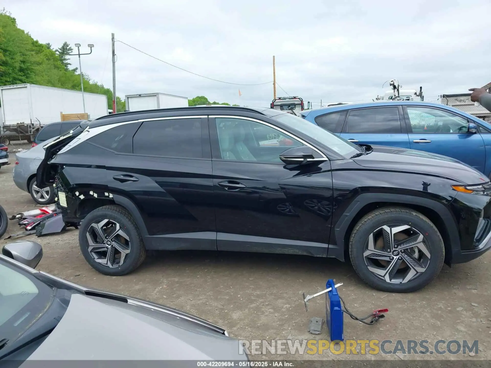 14 fotografías del automóvil dañado 5NMJECAE7PH165362 HYUNDAI TUCSON 2023