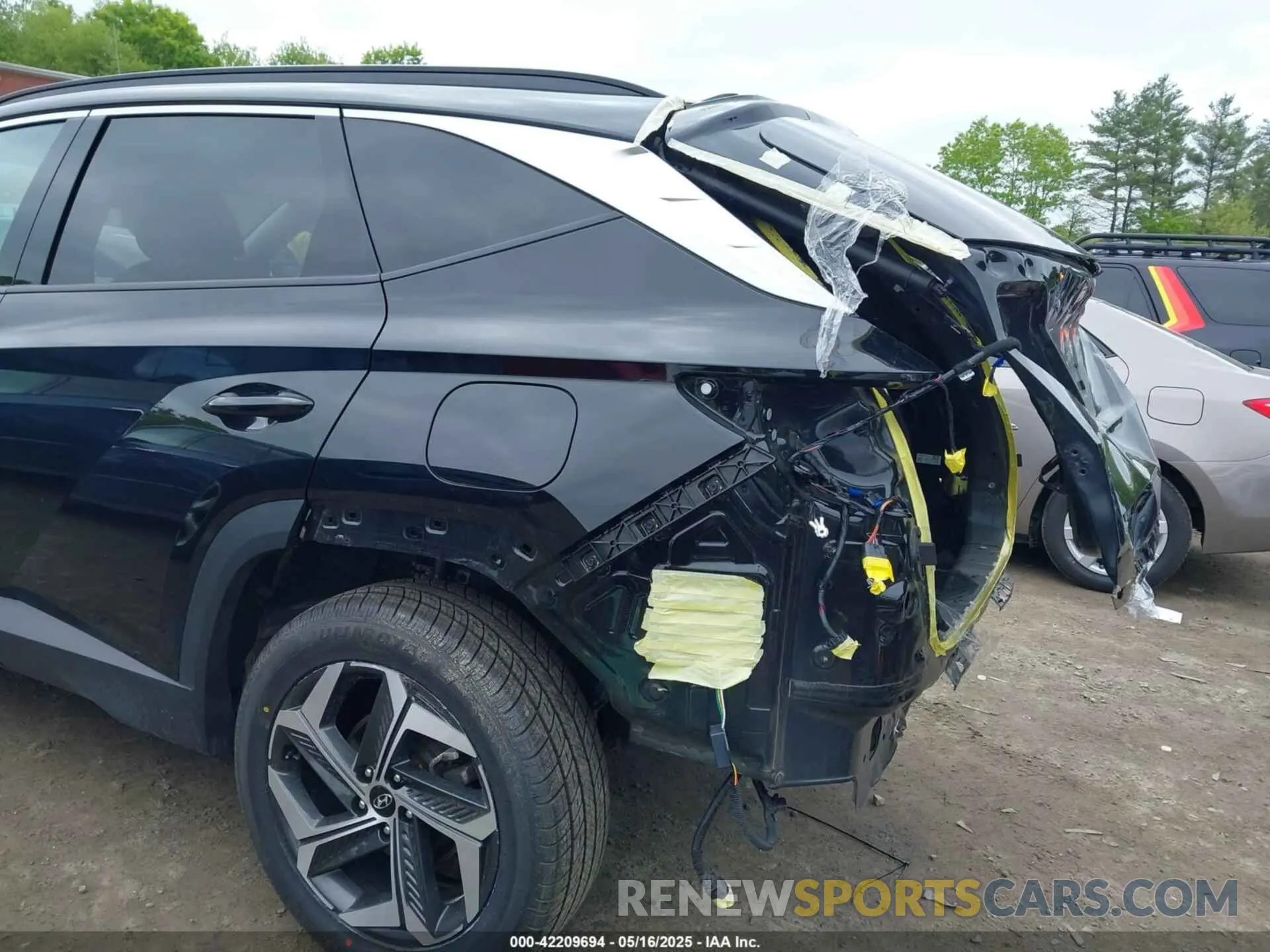 19 fotografías del automóvil dañado 5NMJECAE7PH165362 HYUNDAI TUCSON 2023