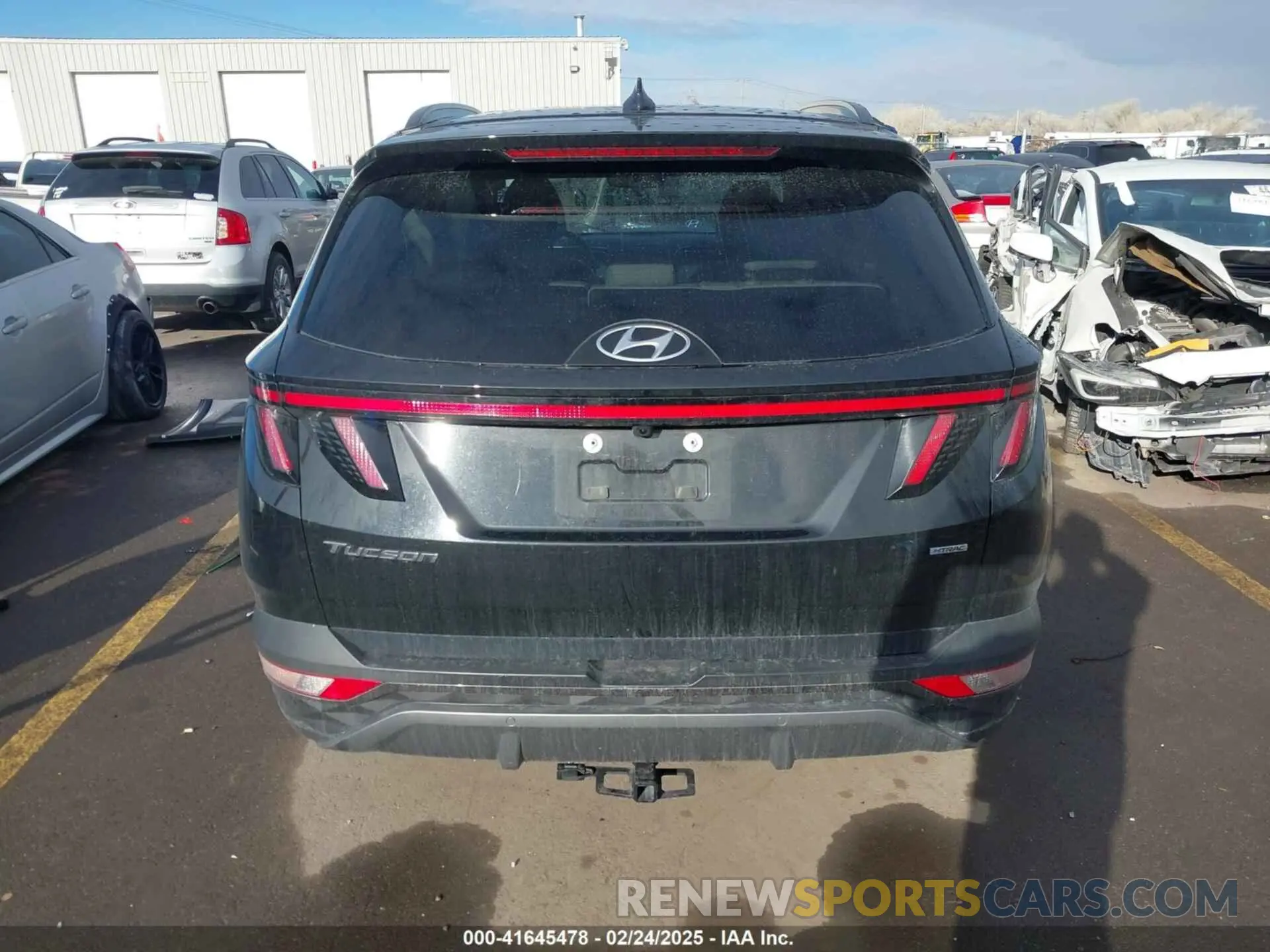 16 fotografías del automóvil dañado 5NMJECAE7PH213698 HYUNDAI TUCSON 2023