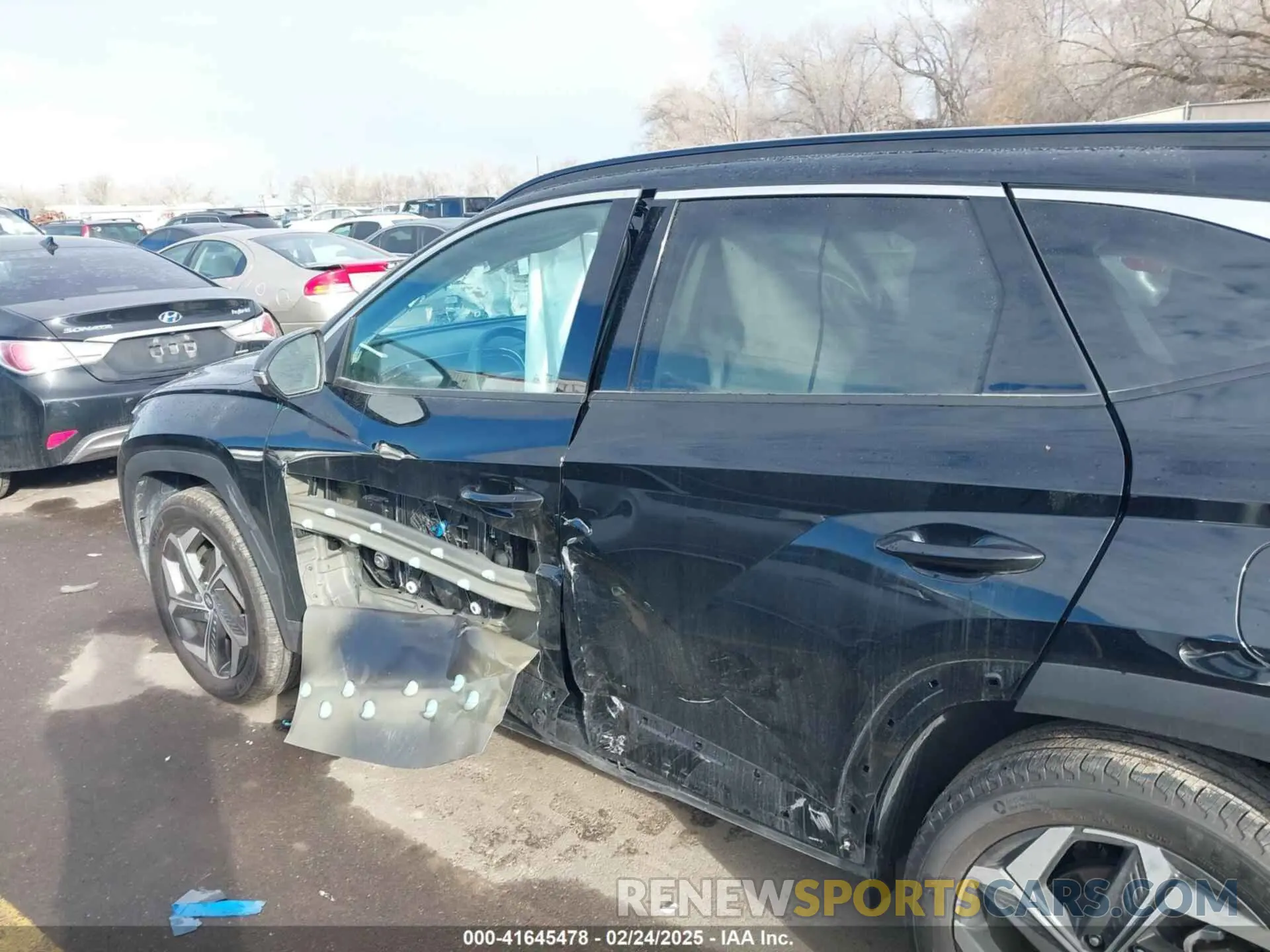 17 fotografías del automóvil dañado 5NMJECAE7PH213698 HYUNDAI TUCSON 2023