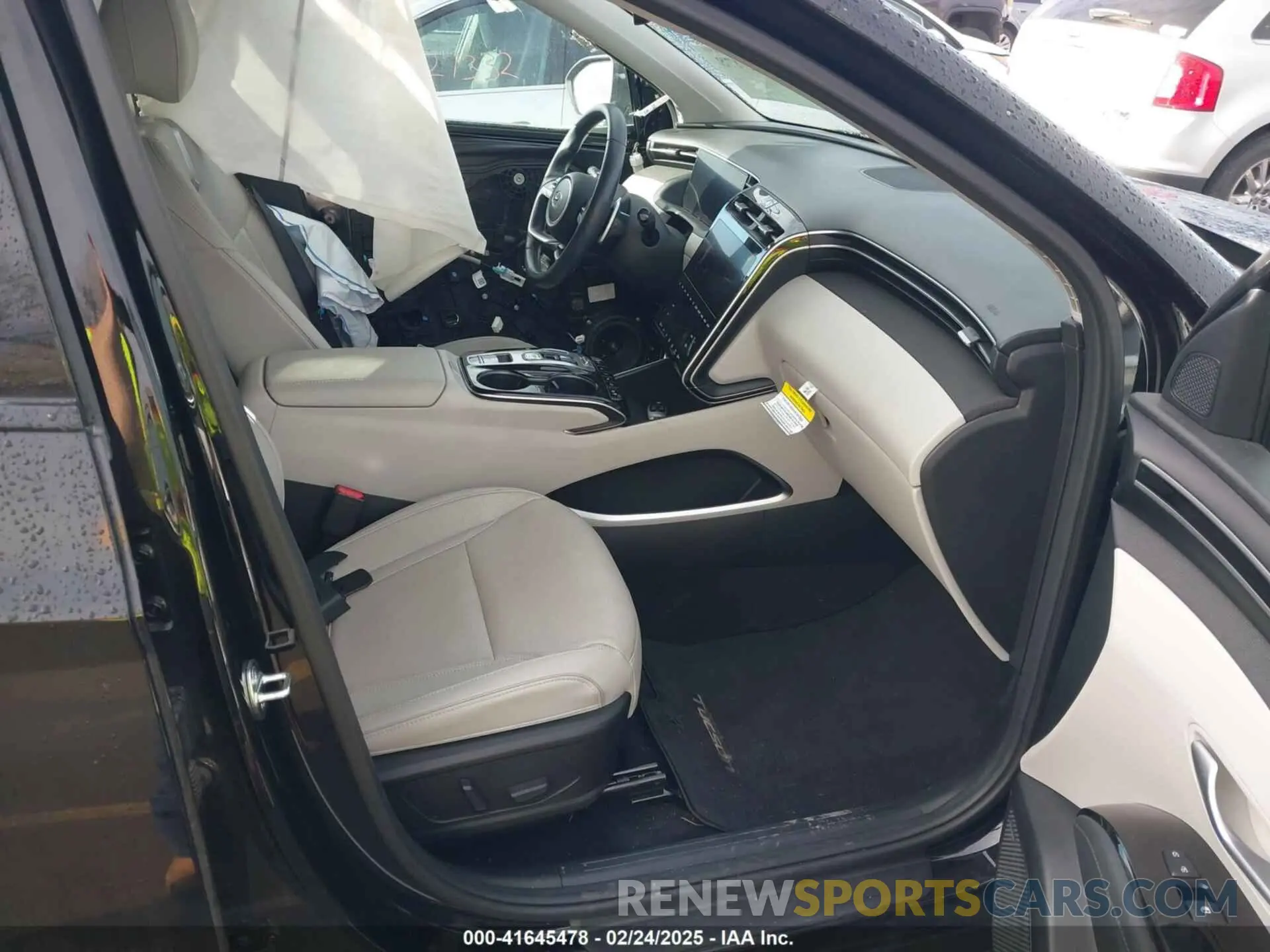 5 fotografías del automóvil dañado 5NMJECAE7PH213698 HYUNDAI TUCSON 2023