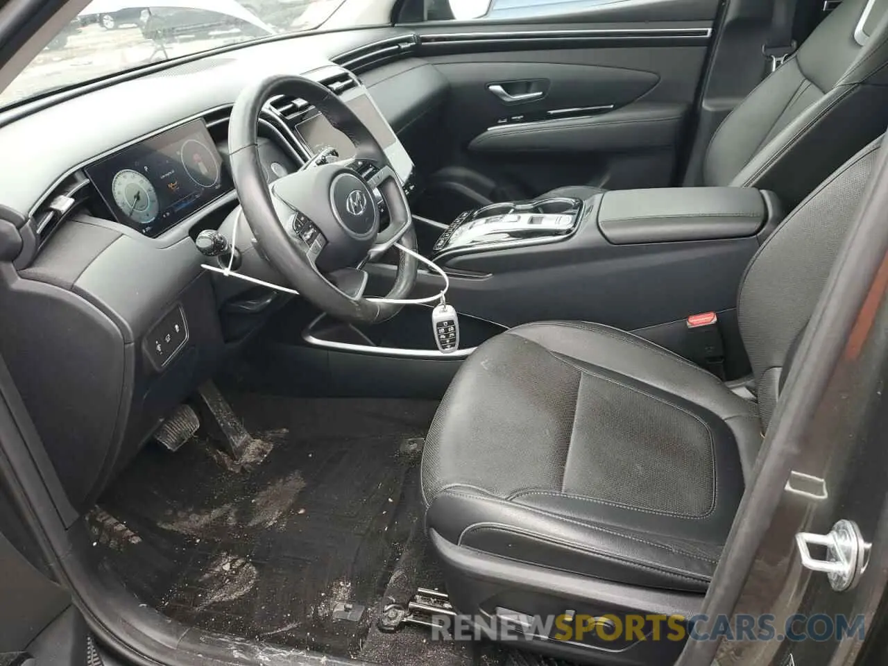 7 fotografías del automóvil dañado 5NMJECAE7PH237810 HYUNDAI TUCSON 2023