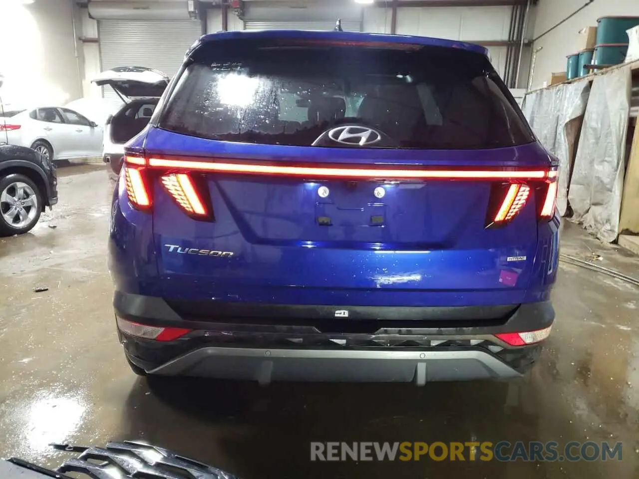 6 fotografías del automóvil dañado 5NMJECAE8PH203309 HYUNDAI TUCSON 2023