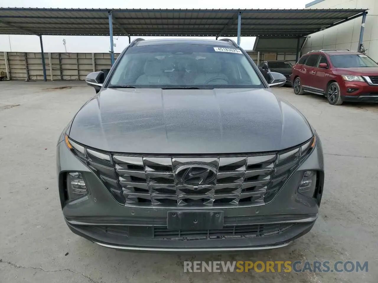 5 fotografías del automóvil dañado 5NMJECAE8PH240117 HYUNDAI TUCSON 2023