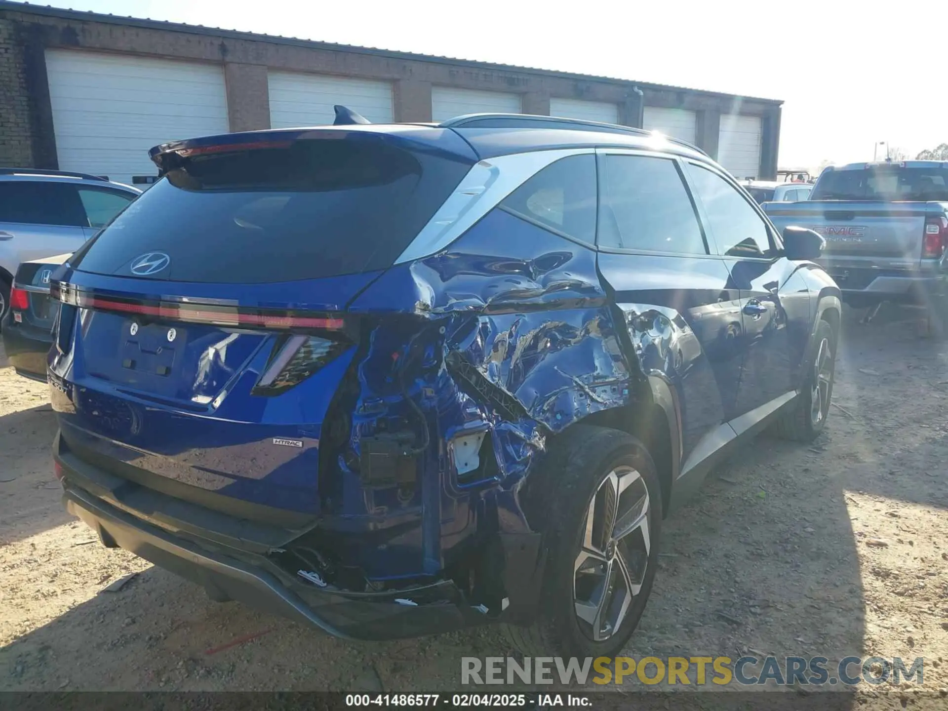 4 fotografías del automóvil dañado 5NMJECAE8PH284764 HYUNDAI TUCSON 2023