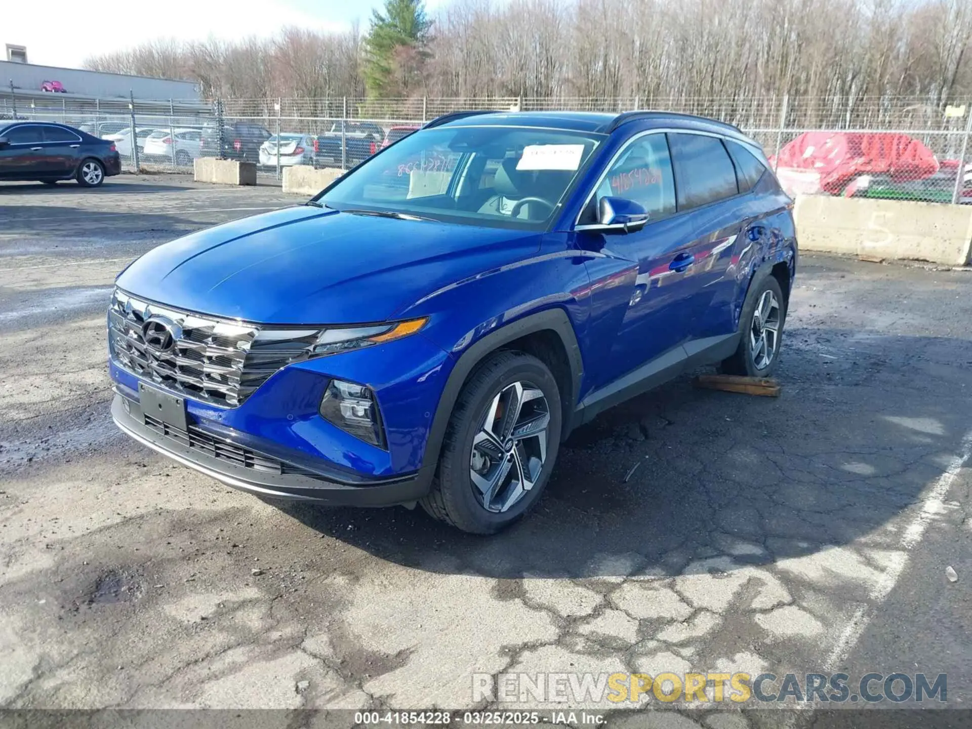 2 fotografías del automóvil dañado 5NMJECAE9PH166349 HYUNDAI TUCSON 2023