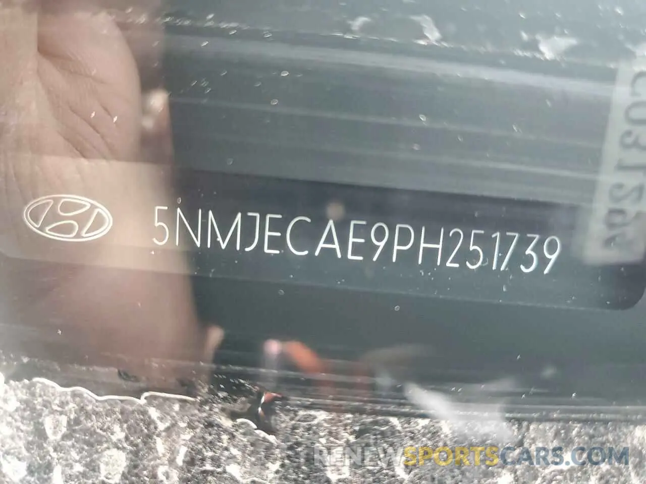 14 fotografías del automóvil dañado 5NMJECAE9PH251739 HYUNDAI TUCSON 2023