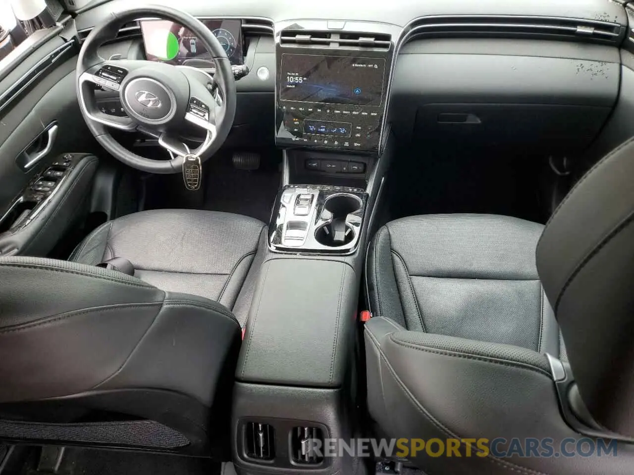 8 fotografías del automóvil dañado 5NMJECAE9PH251739 HYUNDAI TUCSON 2023