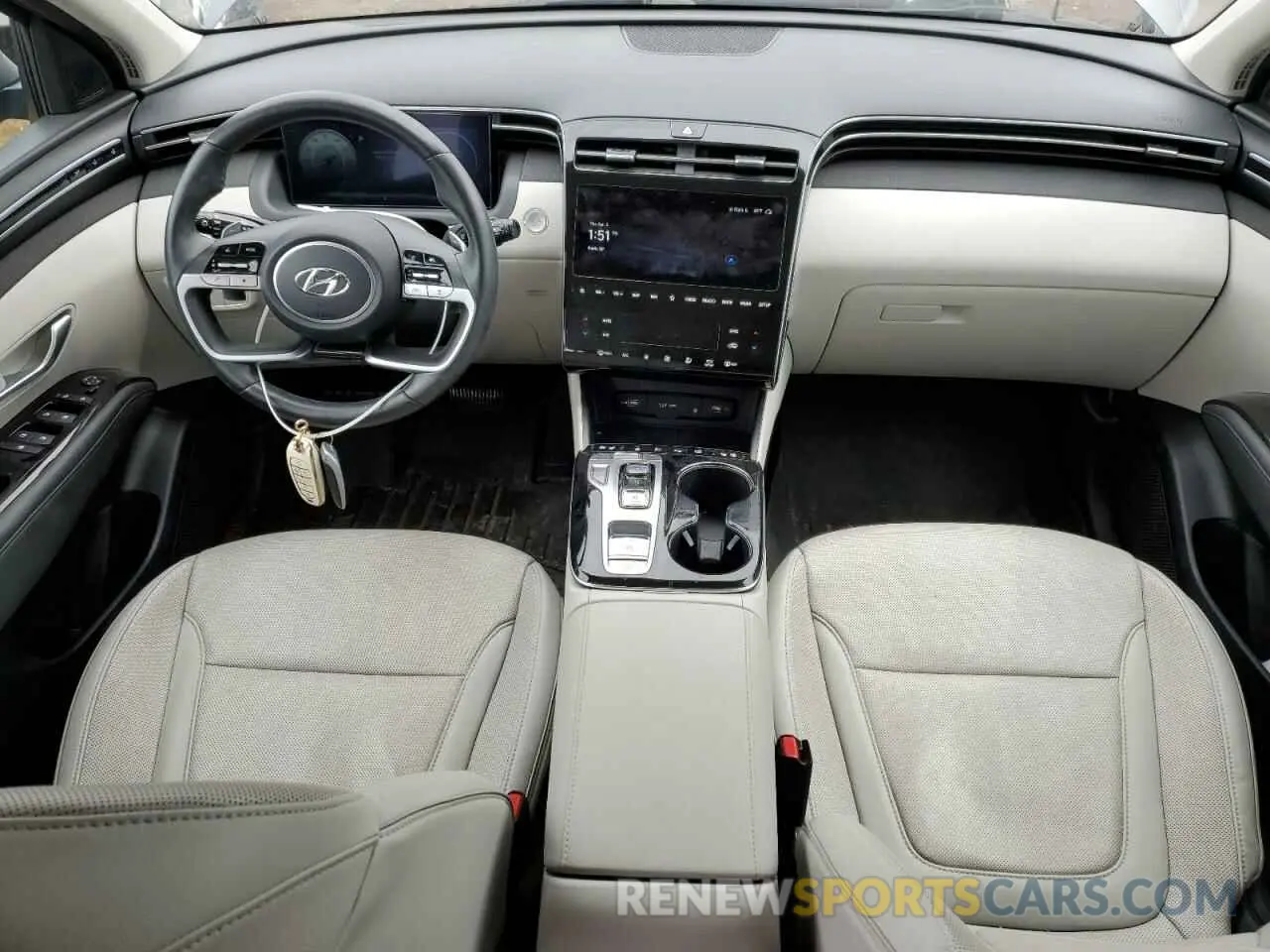 8 fotografías del automóvil dañado 5NMJECAEXPH212545 HYUNDAI TUCSON 2023