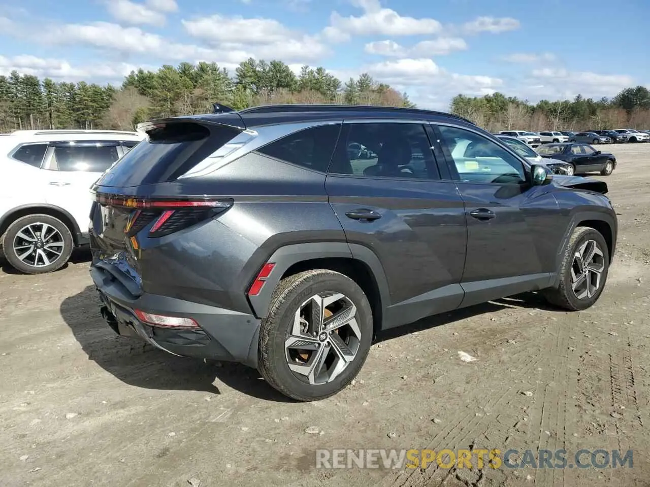 3 fotografías del automóvil dañado 5NMJECAEXPH218832 HYUNDAI TUCSON 2023