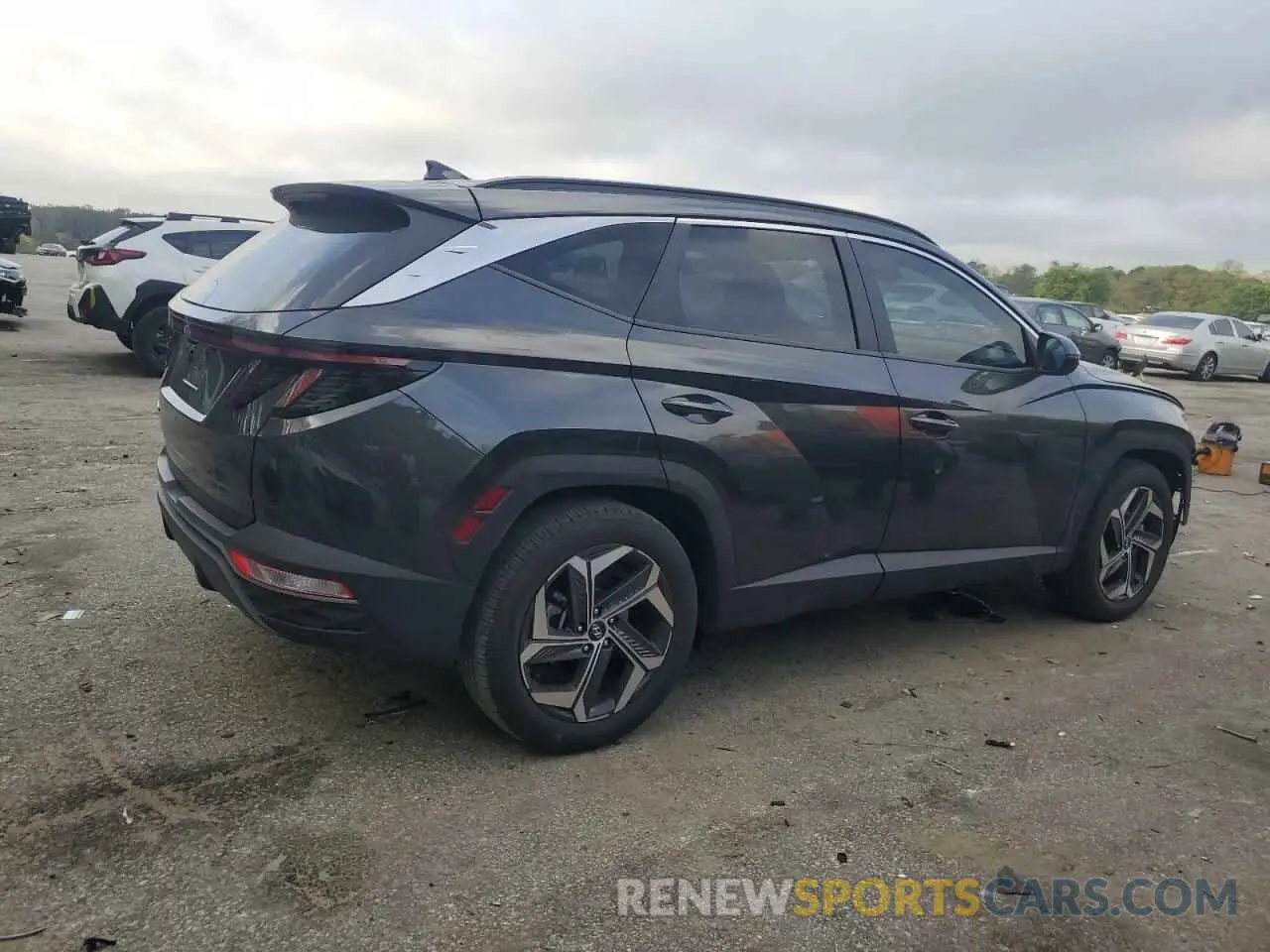 3 fotografías del automóvil dañado 5NMJF3AE0PH170898 HYUNDAI TUCSON 2023